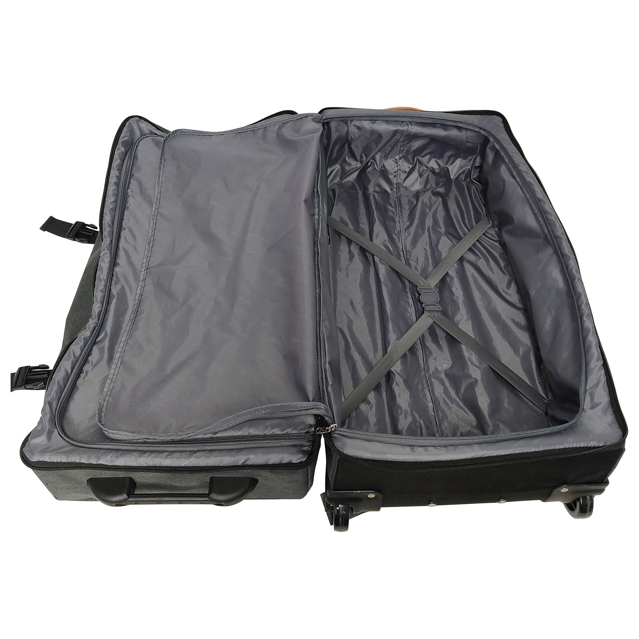Voir la diapositive 6 : AIRPORT Sac à roulettes gris polyester 75 cm Globe Trotter