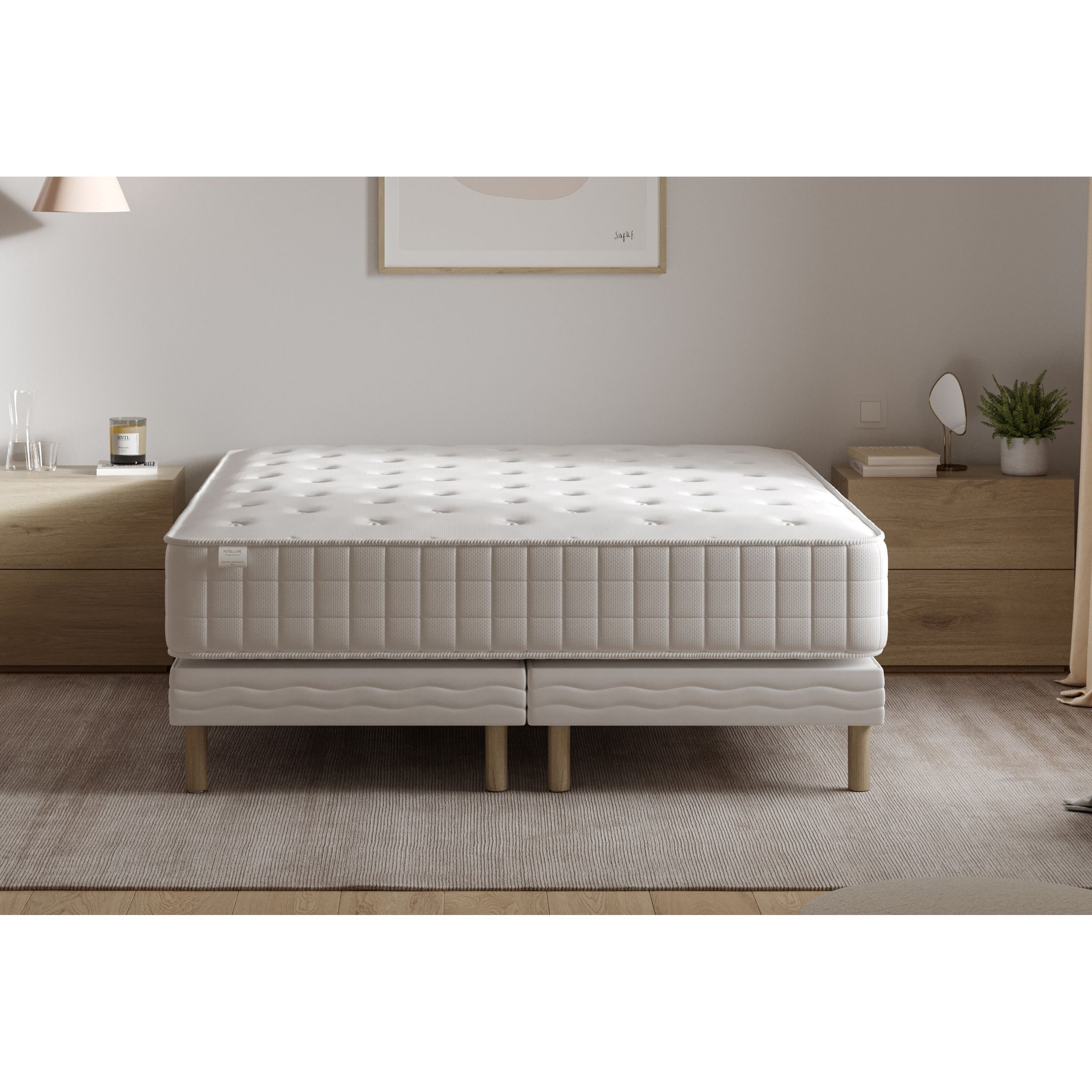 Voir la diapositive 5 : Matelas 900 ressorts ensachés 180x200 cm HOTEL LUXE