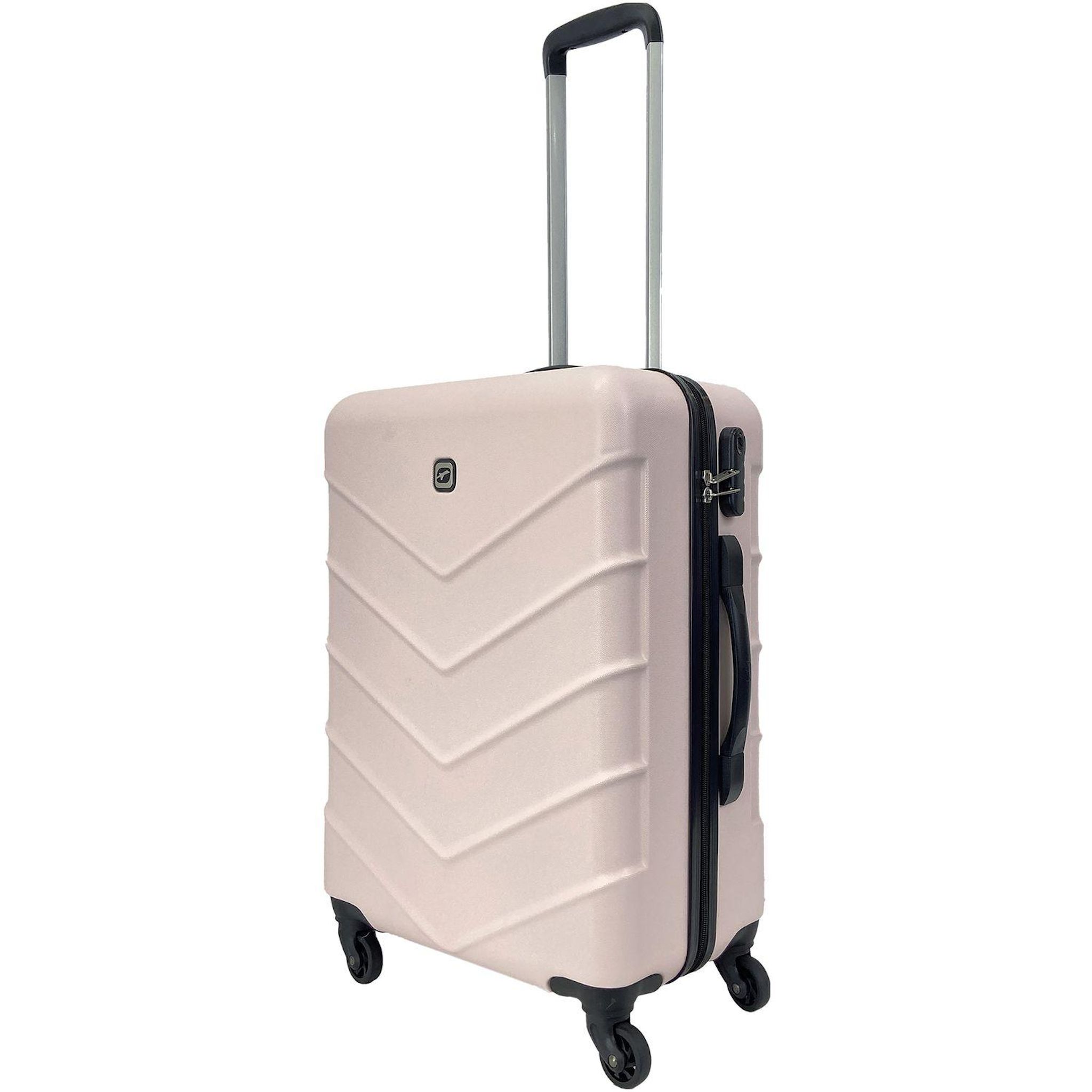 Voir la diapositive 2 : AIRPORT Valise ABS Origin 4 roues 64 cm - Rose