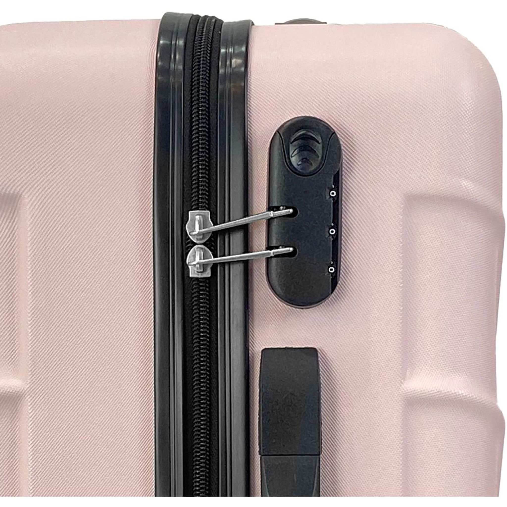 Voir la diapositive 12 : AIRPORT Valise ABS Origin 4 roues 64 cm - Rose