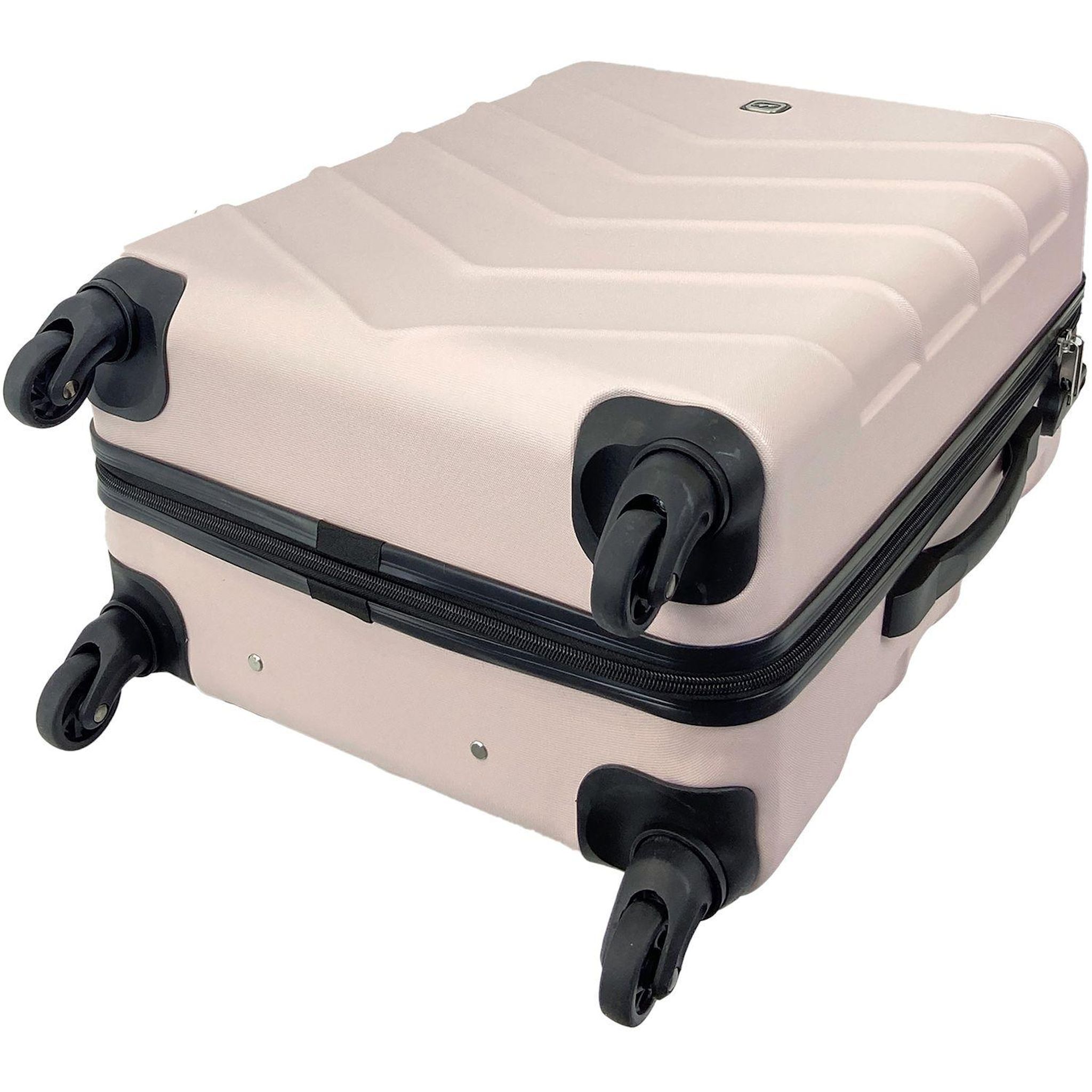 Voir la diapositive 5 : AIRPORT Valise ABS Origin 4 roues 64 cm - Rose