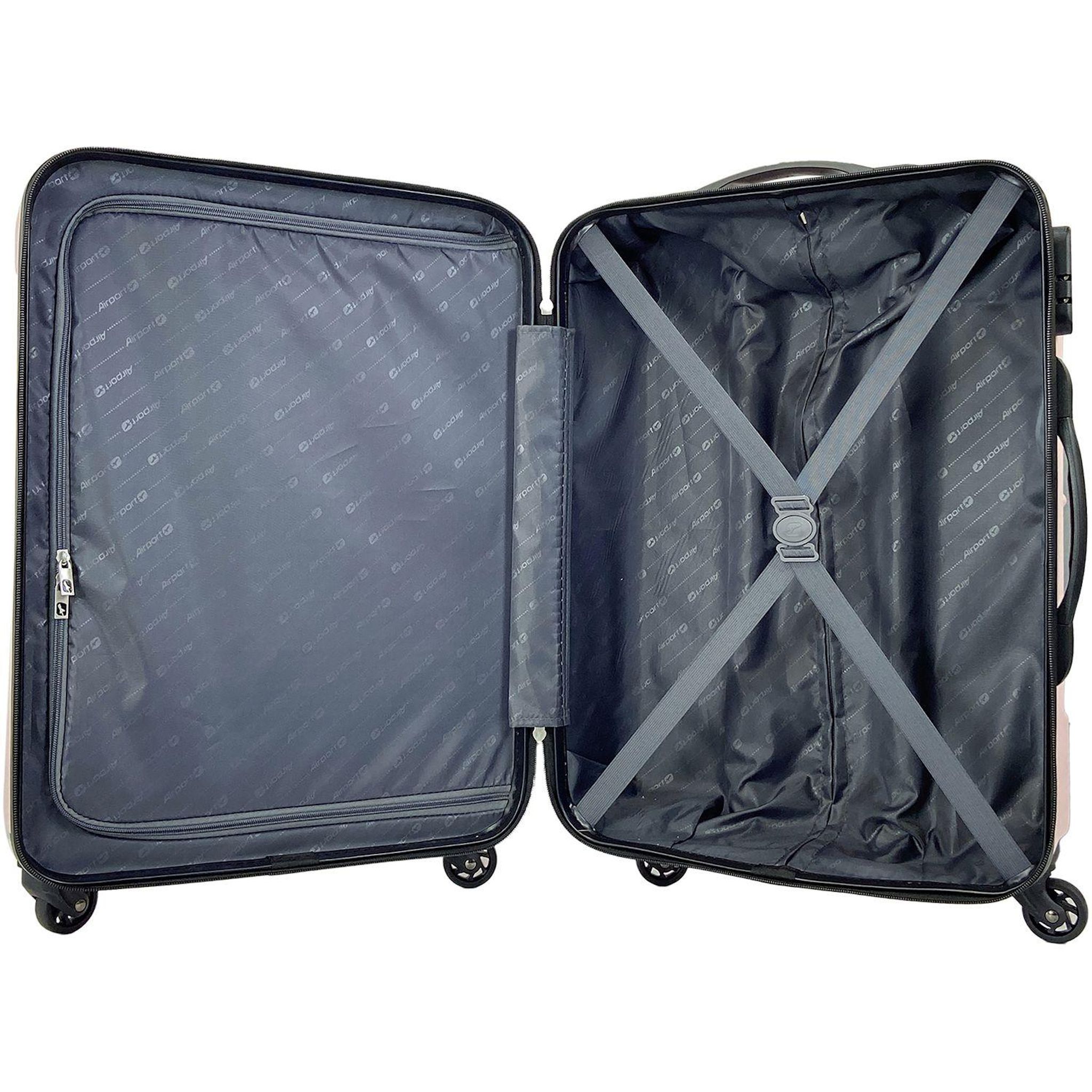 Voir la diapositive 6 : AIRPORT Valise ABS Origin 4 roues 64 cm - Rose