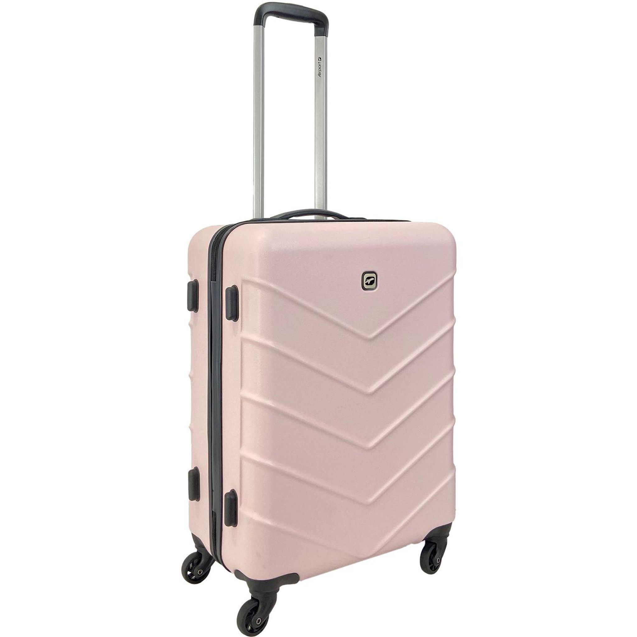 Voir la diapositive 7 : AIRPORT Valise ABS Origin 4 roues 64 cm - Rose