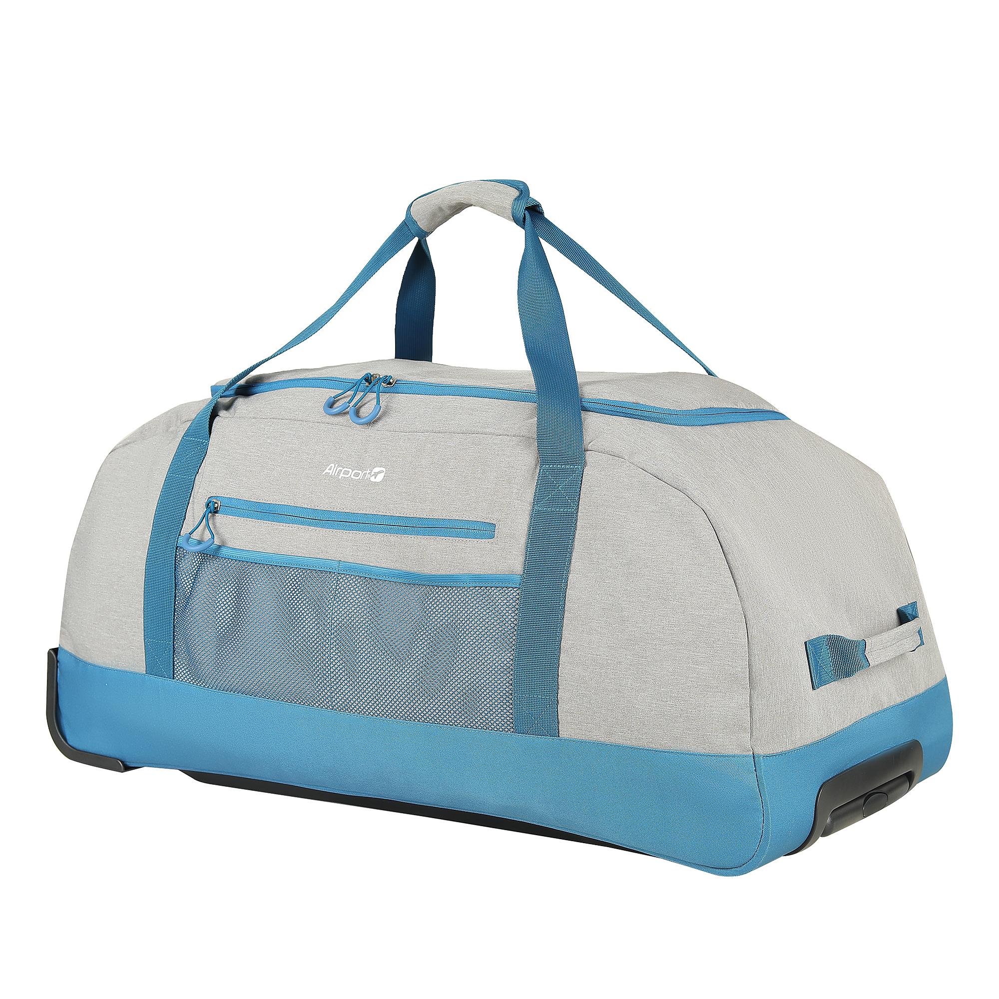 Voir la diapositive 5 : AIRPORT Sac à roulettes bleu polyester 75 cm New Club A