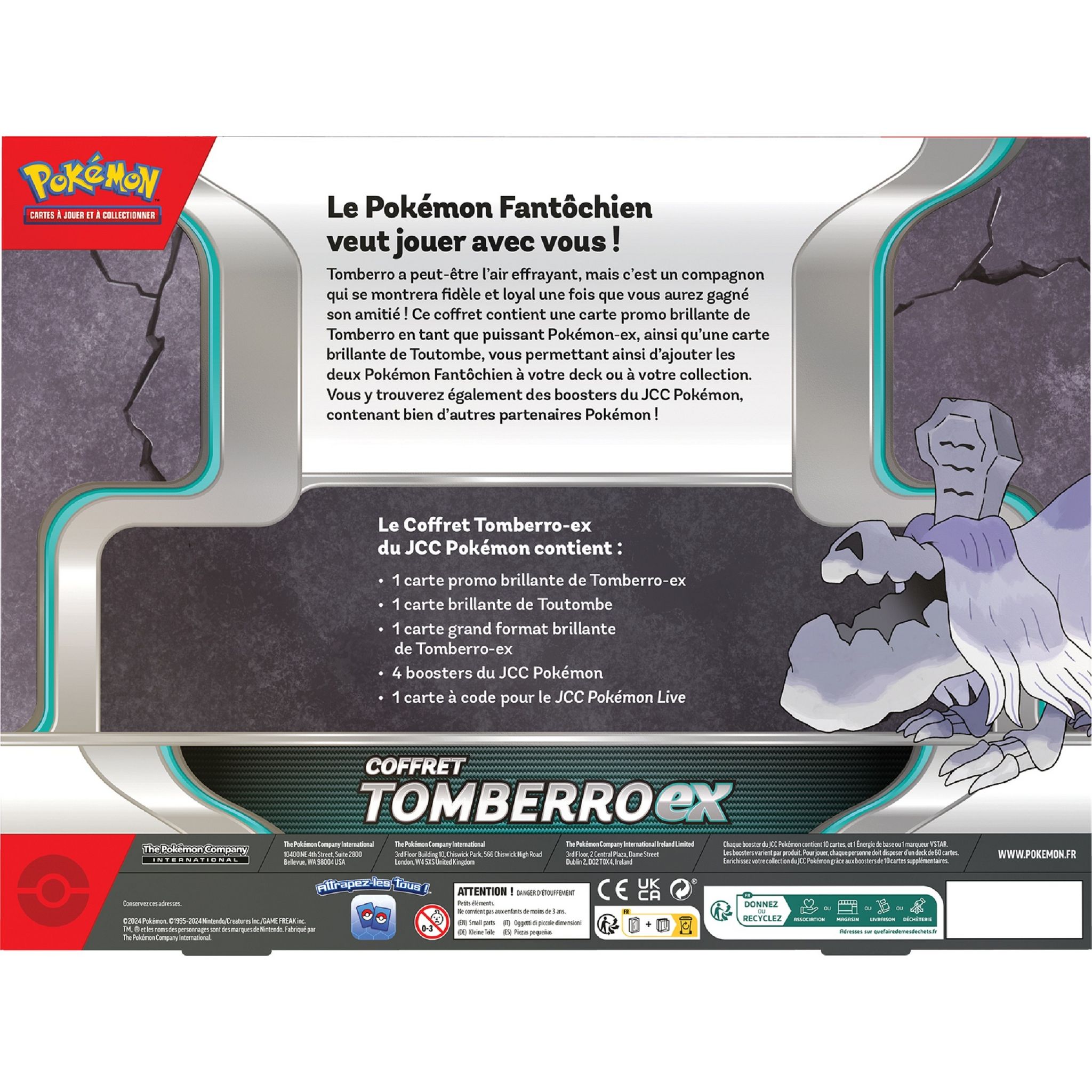 Voir la diapositive 4 : POKEMON Coffret Tomberro EX