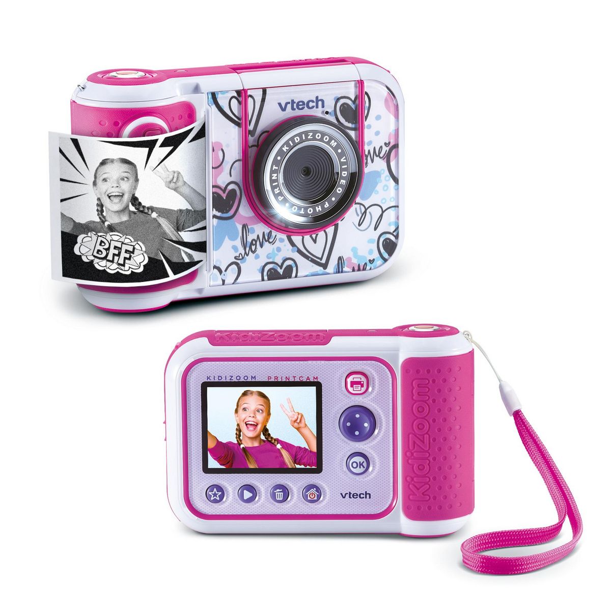VTECH Kidizoom Print Cam - Rose