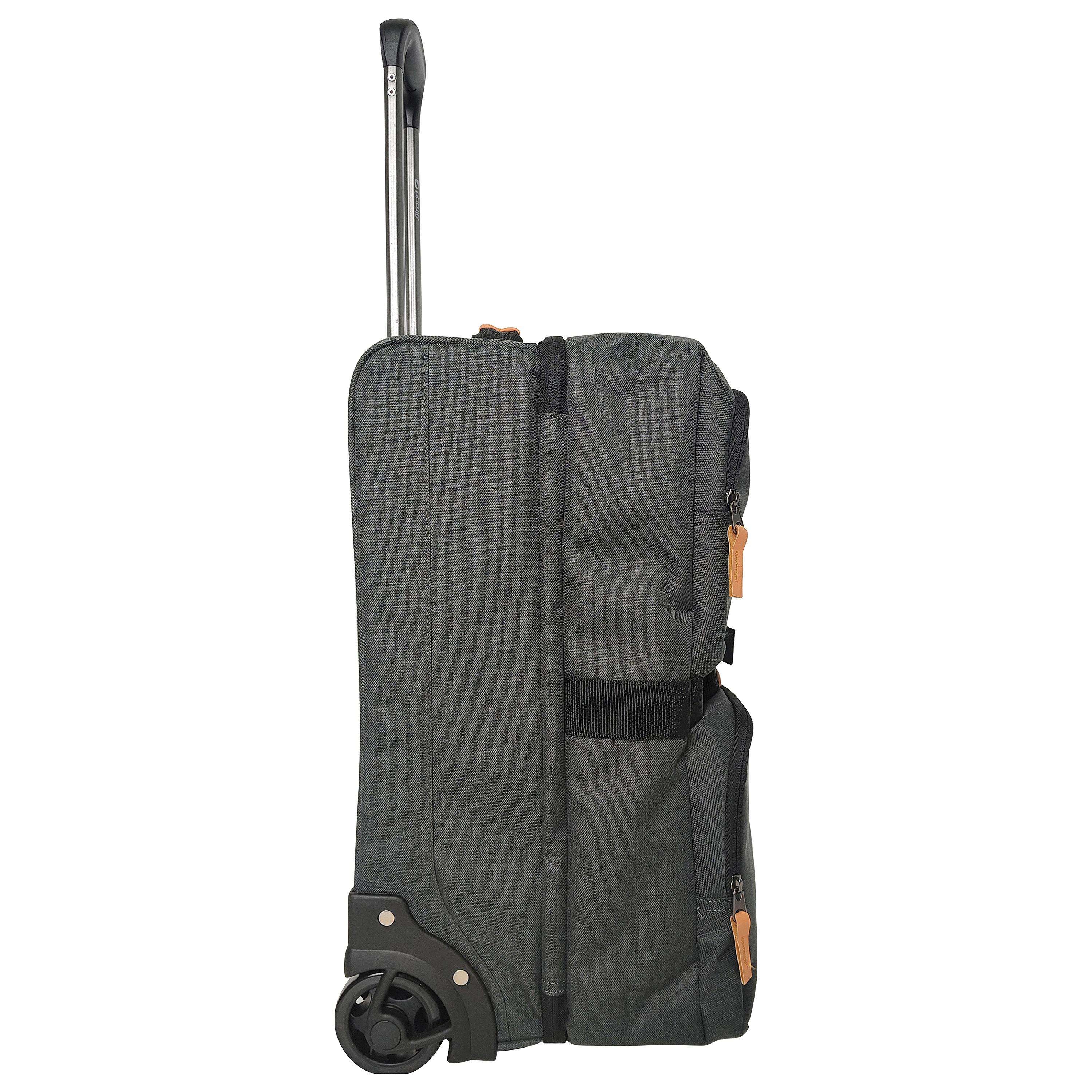 Voir la diapositive 2 : AIRPORT Sac à roulettes gris polyester 50 cm Globe Trotter