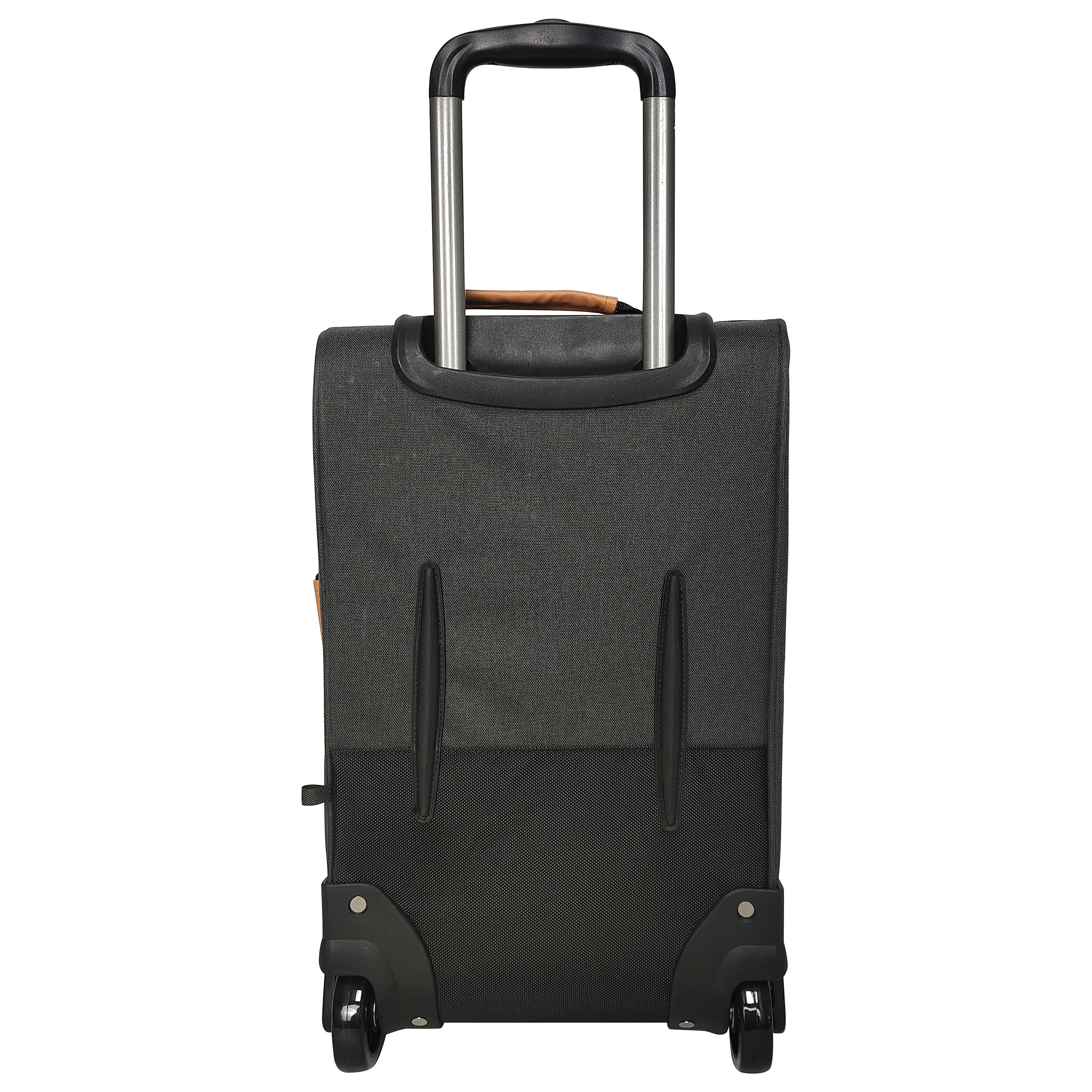 Voir la diapositive 3 : AIRPORT Sac à roulettes gris polyester 50 cm Globe Trotter
