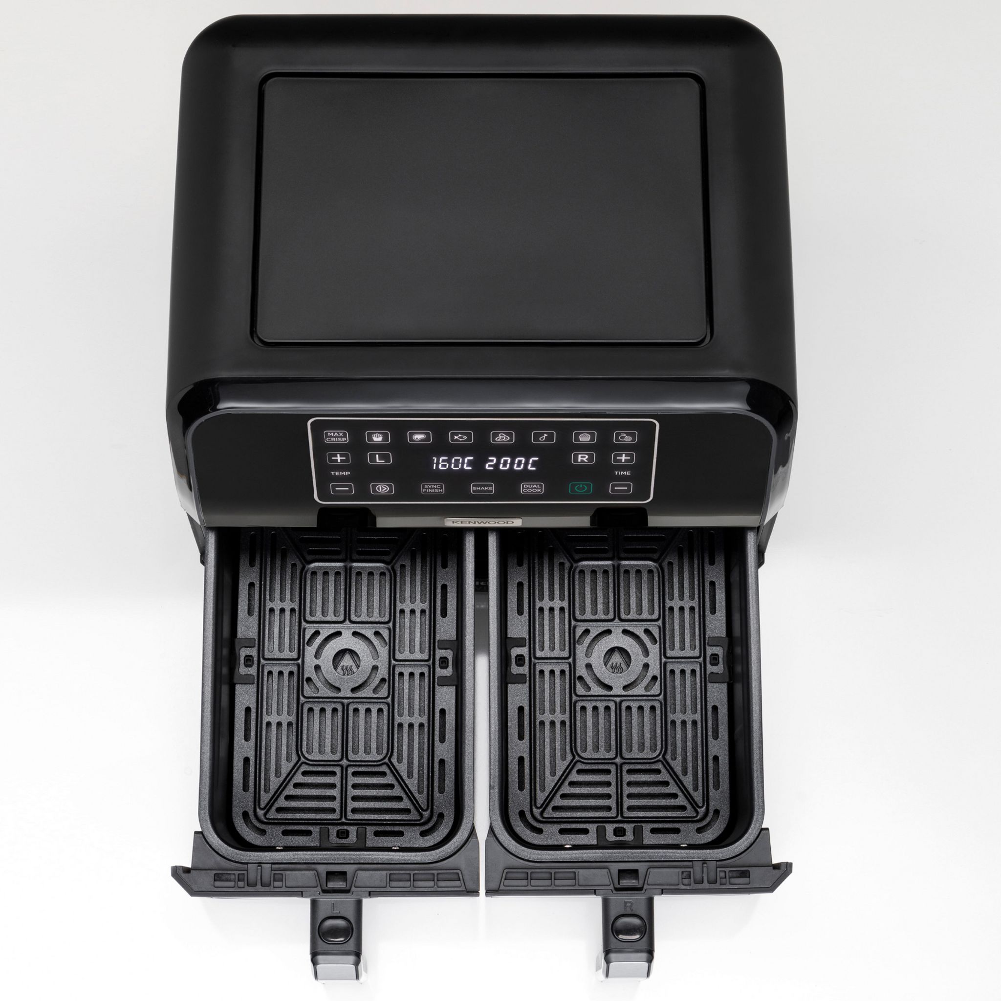 Voir la diapositive 3 : KENWOOD Friteuse électrique sans huile à air chaud HFM20000MB - Noir