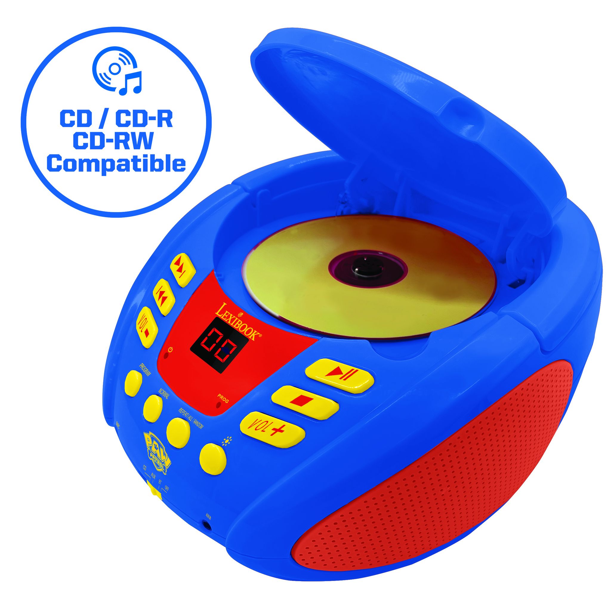 Voir la diapositive 2 : LEXIBOOK Radio CD 109PA Pat Patrouille