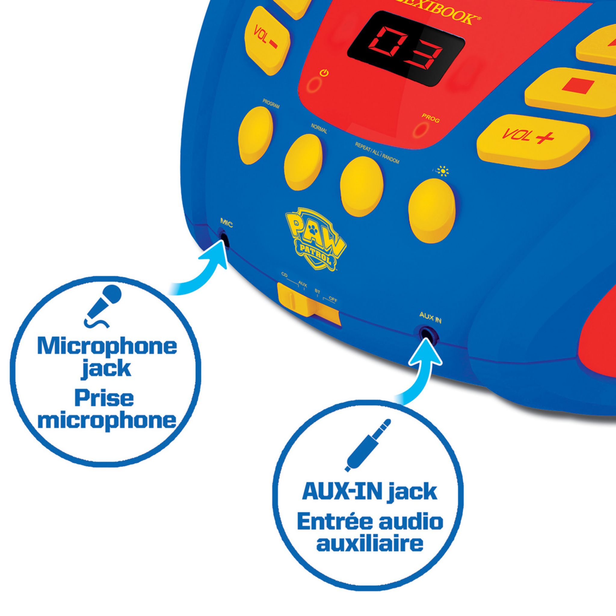 Voir la diapositive 3 : LEXIBOOK Radio CD 109PA Pat Patrouille