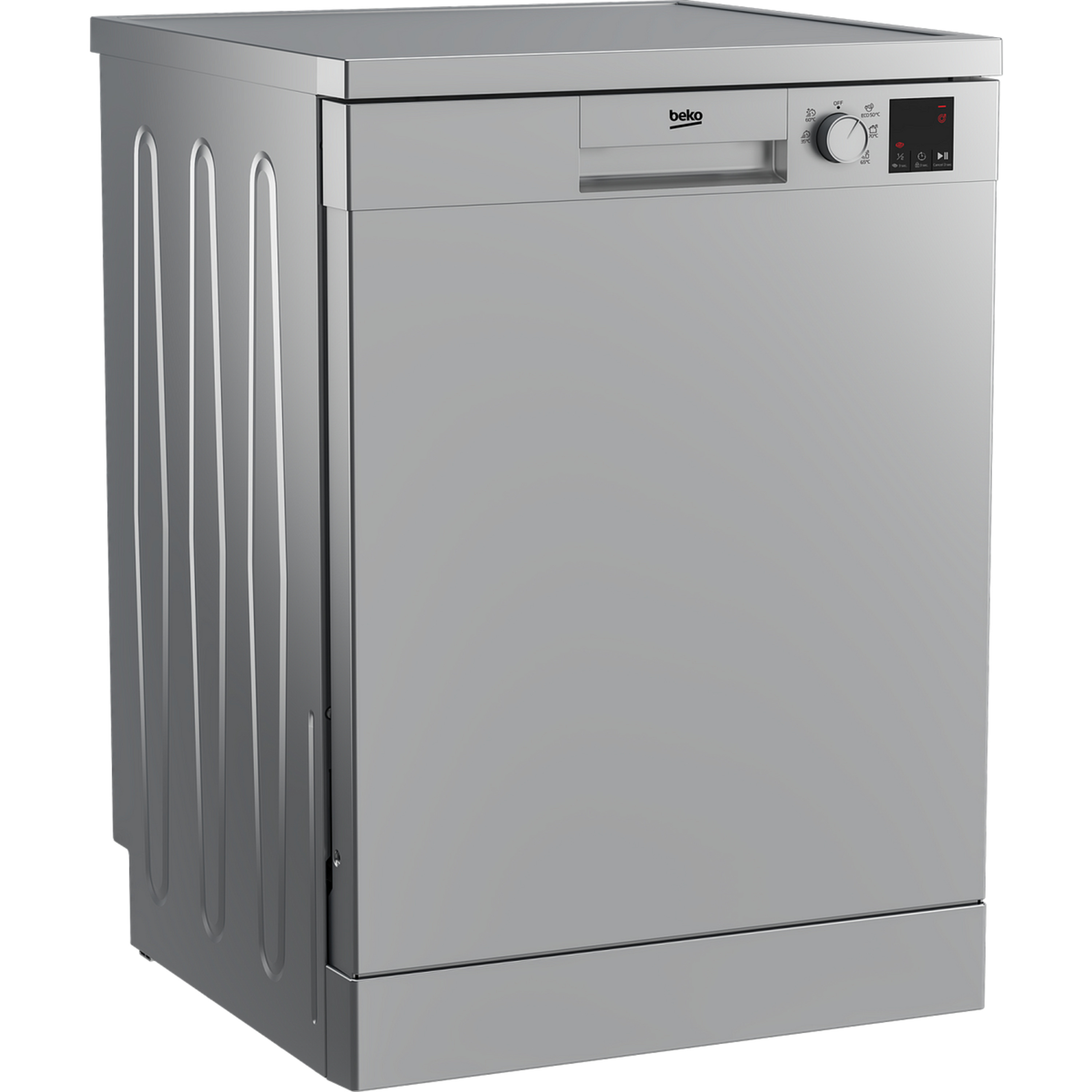 Voir la diapositive 2 : BEKO Lave vaisselle pose libre TDFV16310S, 13 couverts, 60 cm, 47 dB, D