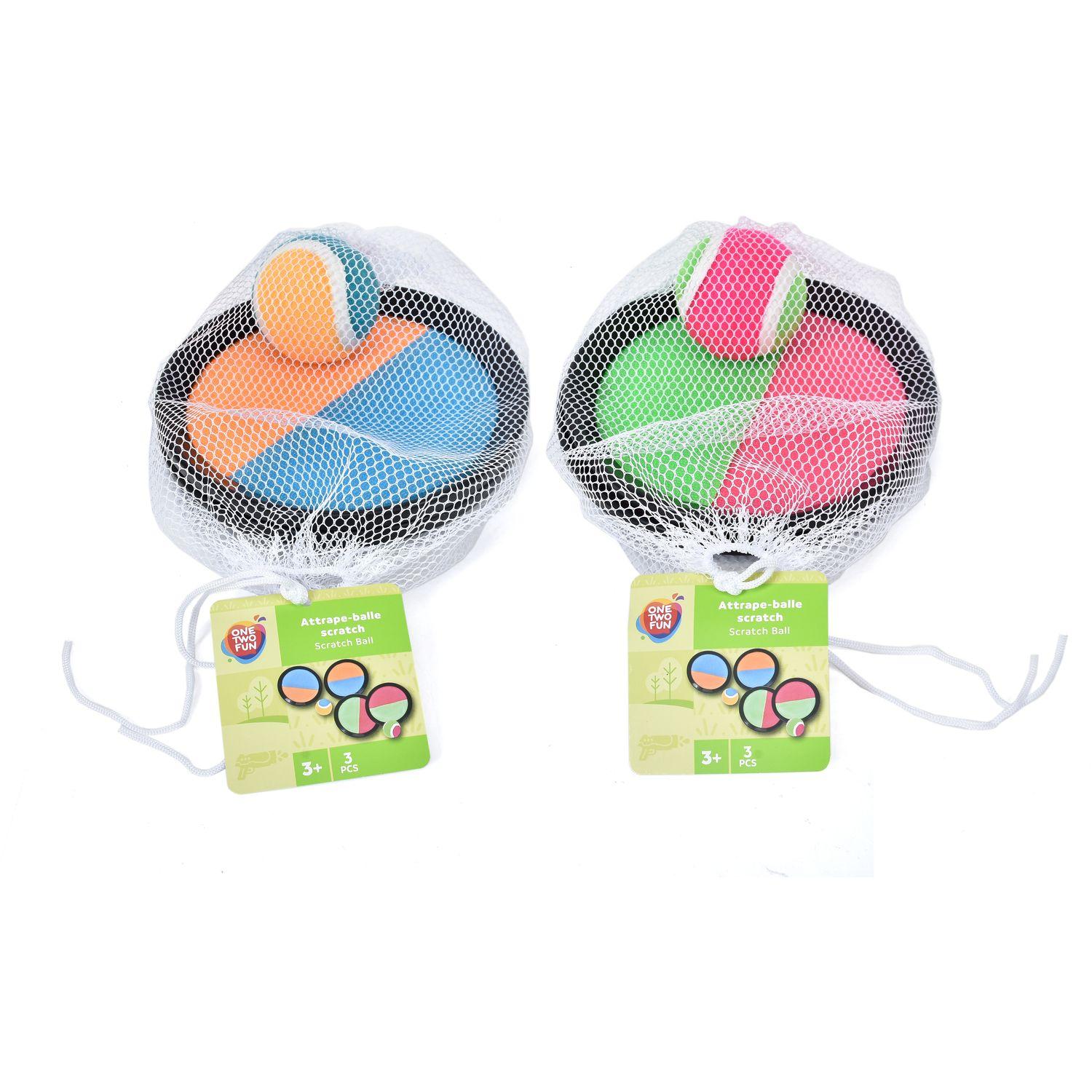 ONE TWO FUN Set de Catch Ball Scratch