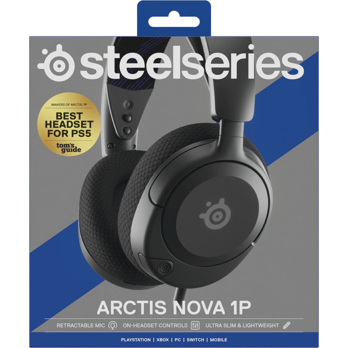 STEELSERIES Casque Filaire Gaming Arctis Nova 1P Noir Multiplateforme