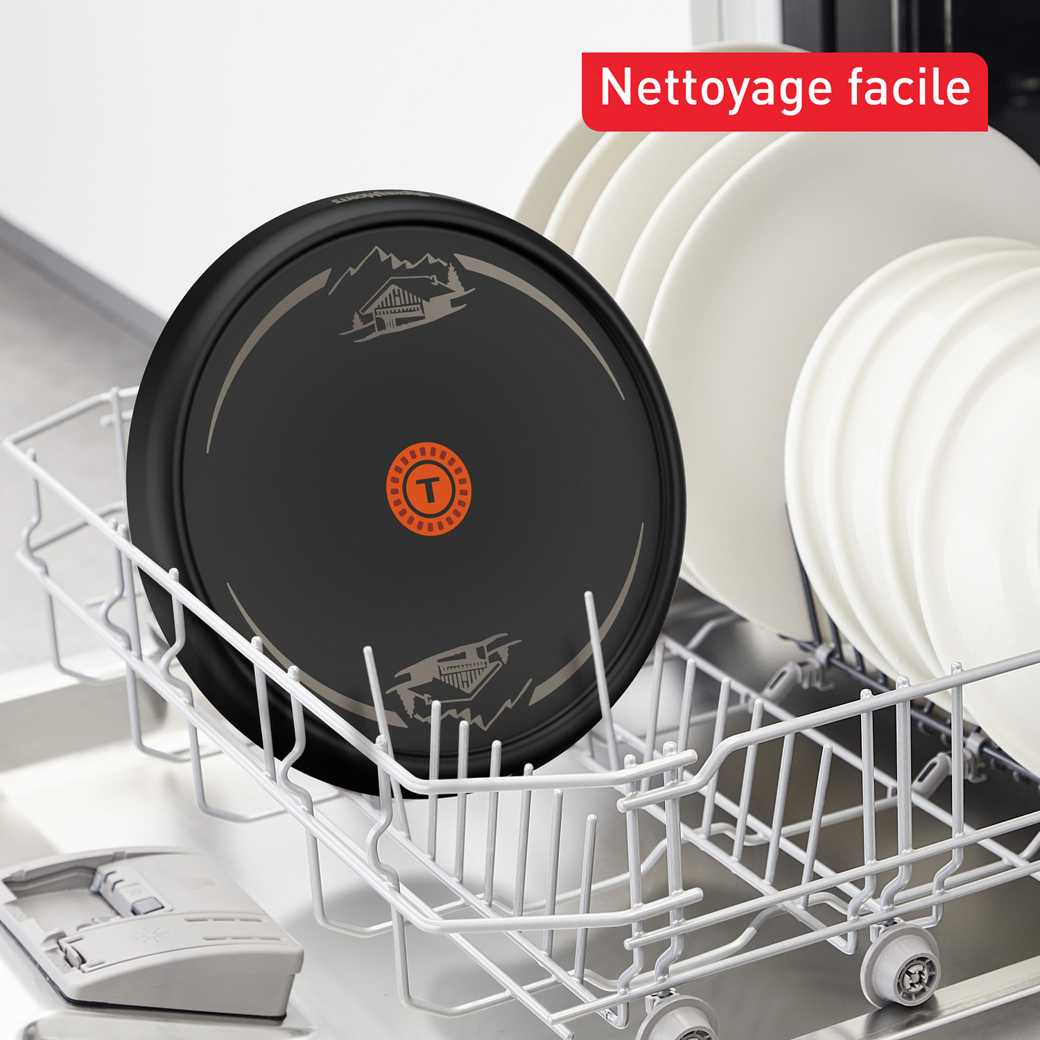 Voir la diapositive 4 : TEFAL Appareil à raclette RE12R810 - Noir