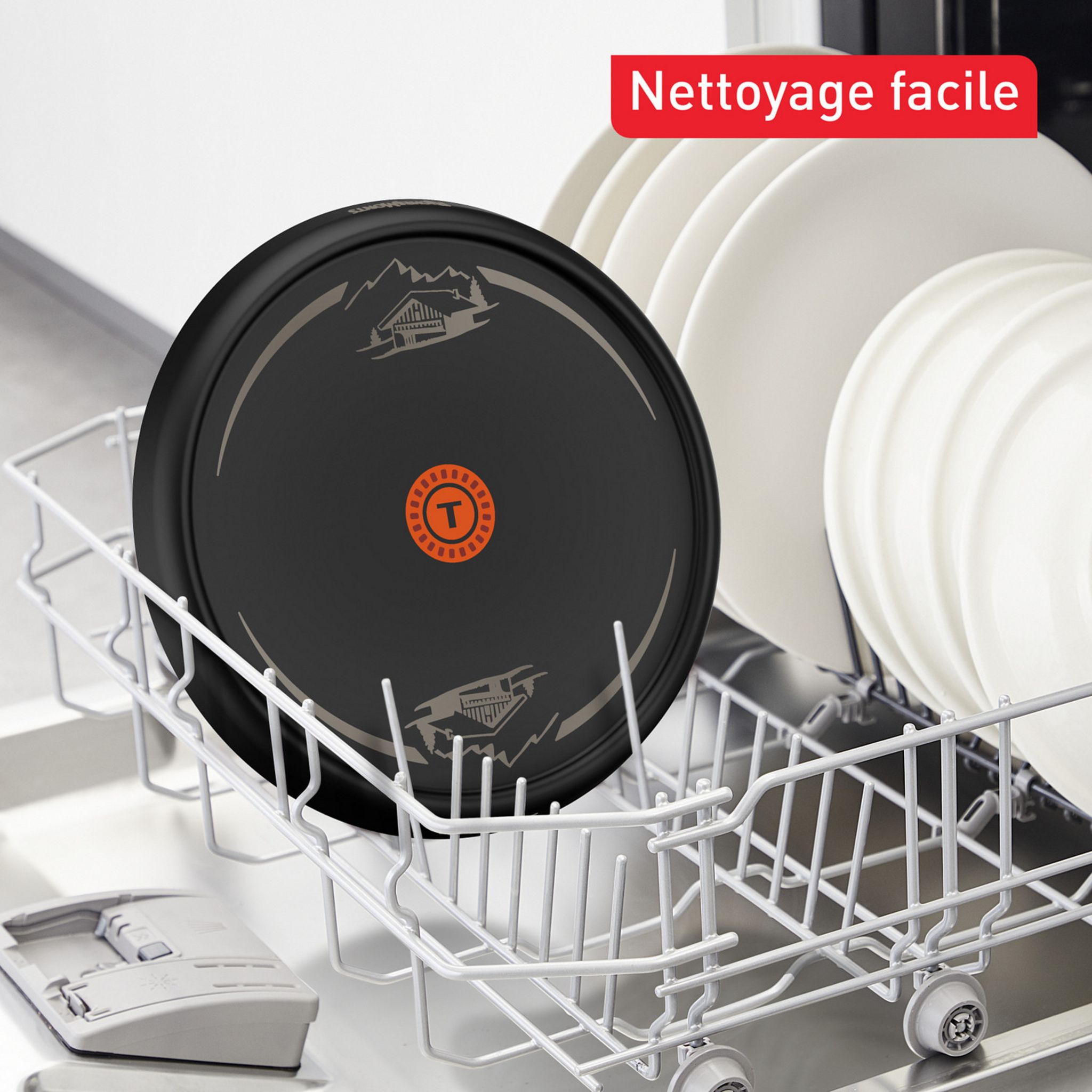 Voir la diapositive 4 : TEFAL Appareil à raclette RE12R810 - Noir