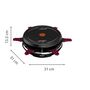 Voir la diapositive 6 : TEFAL Appareil à raclette RE12R810 - Noir