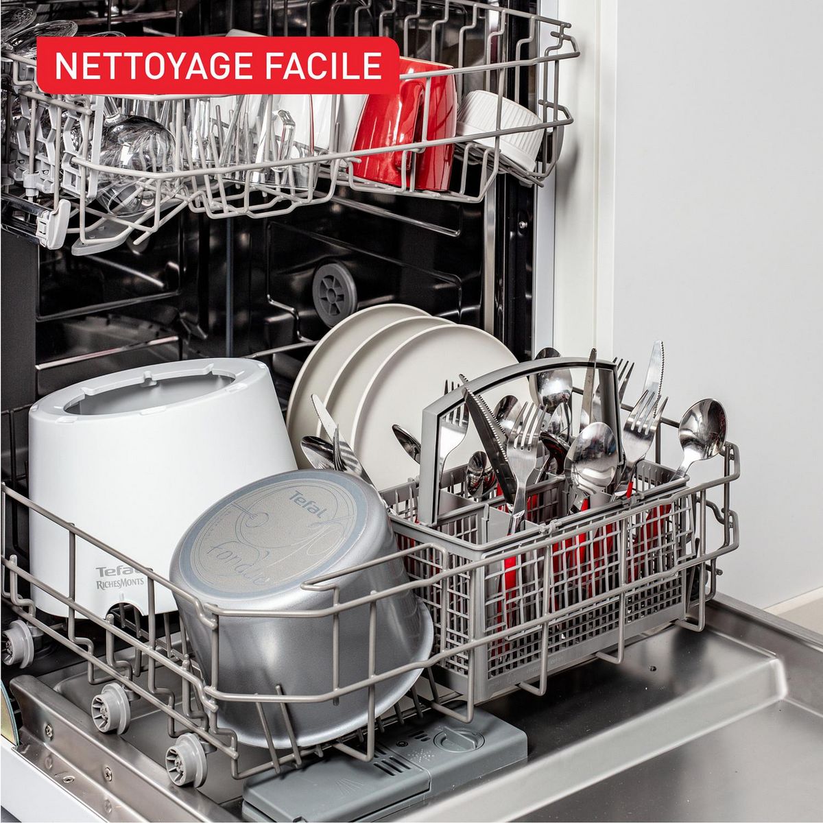 TEFAL Appareil à fondue EF26R8F0 - Blanc