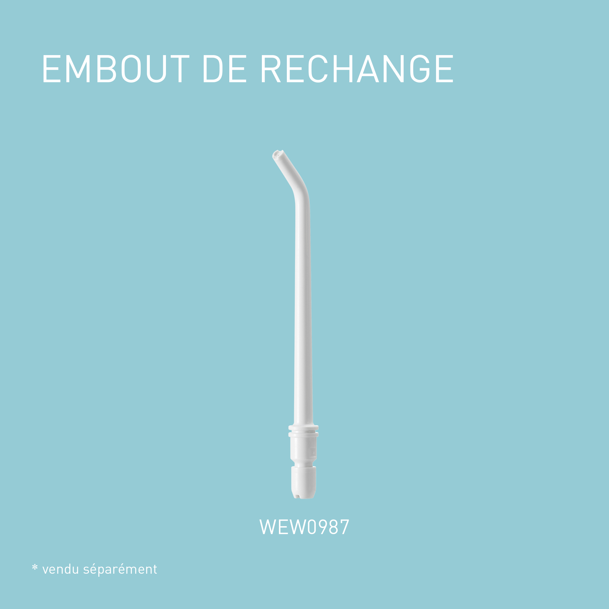 Voir la diapositive 12 : PANASONIC Hydropulseur sans fil EWDJ26V303 - Blanc
