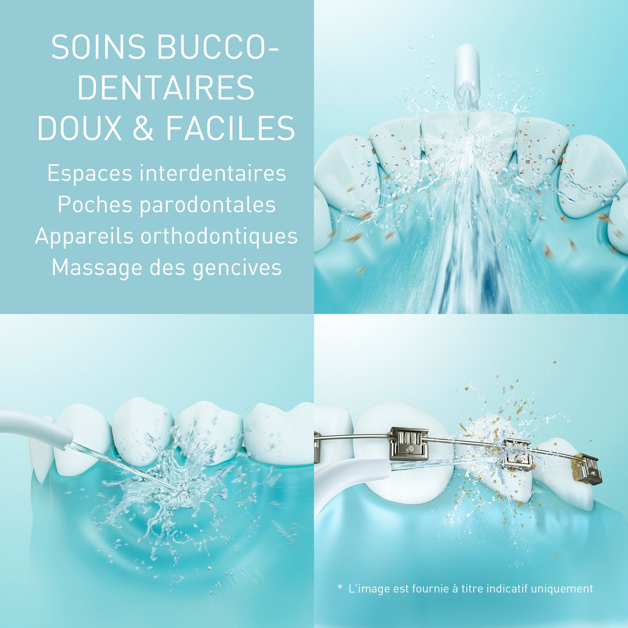 Voir la diapositive 3 : PANASONIC Hydropulseur sans fil EWDJ26V303 - Blanc