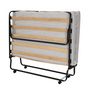 Voir la diapositive 1 : Lit pliant 2 places sommier + matelas 120x190 cm FOLDI
