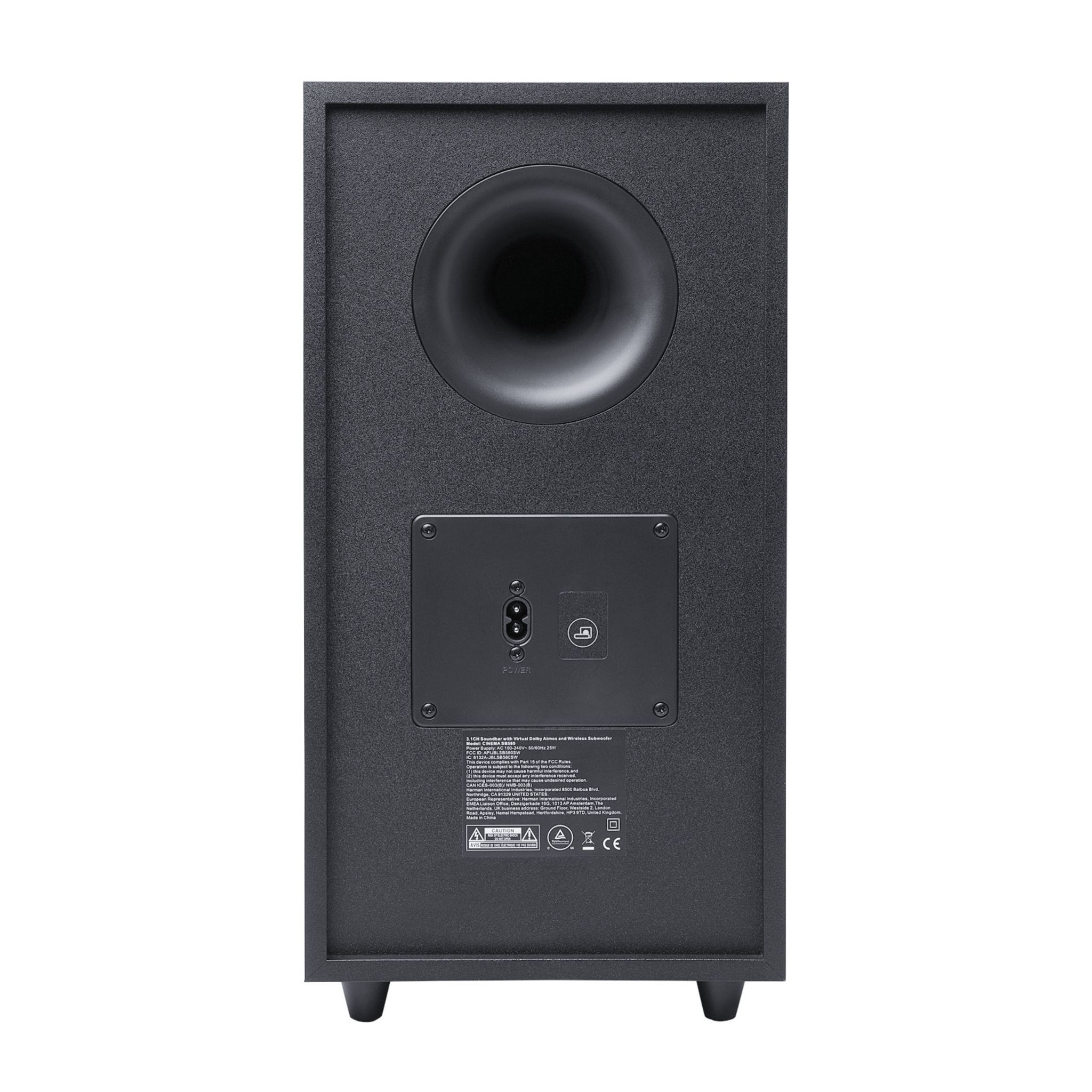 Voir la diapositive 6 : JBL Barre de son SB580 + caisson sans fil - Noir