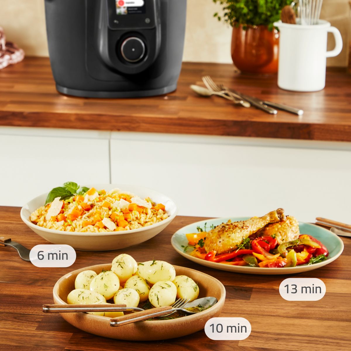 MOULINEX Multicuiseur intelligent COOKEO CE952810 - Noir