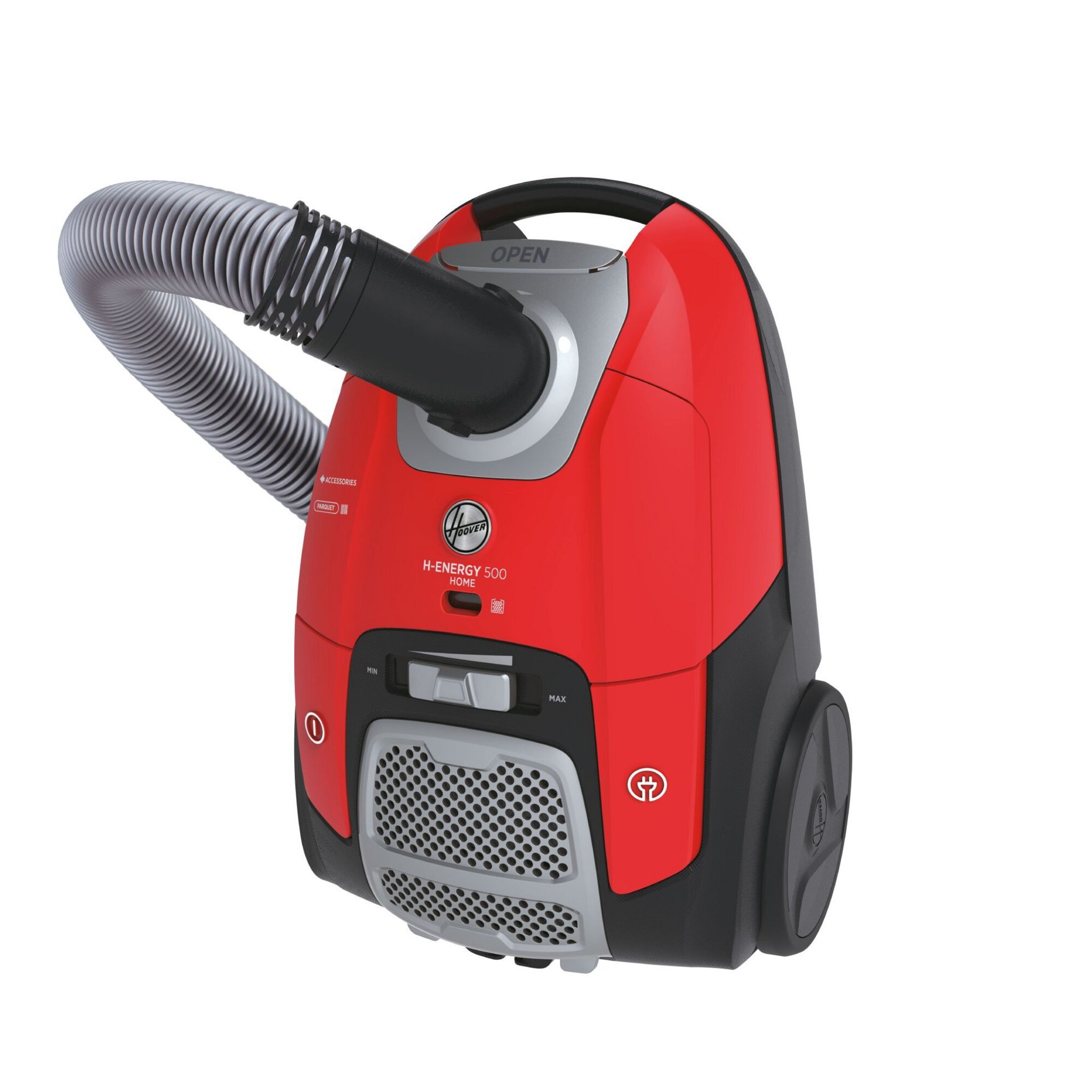 Voir la diapositive 3 : HOOVER Aspirateur traîneau avec sac HE510HM - Rouge