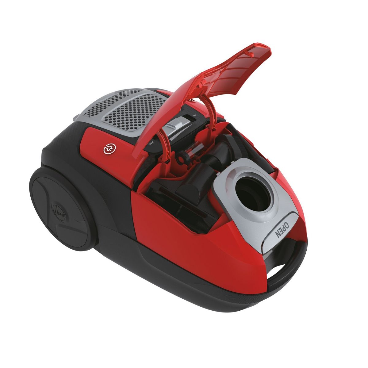 HOOVER Aspirateur traîneau avec sac HE510HM - Rouge