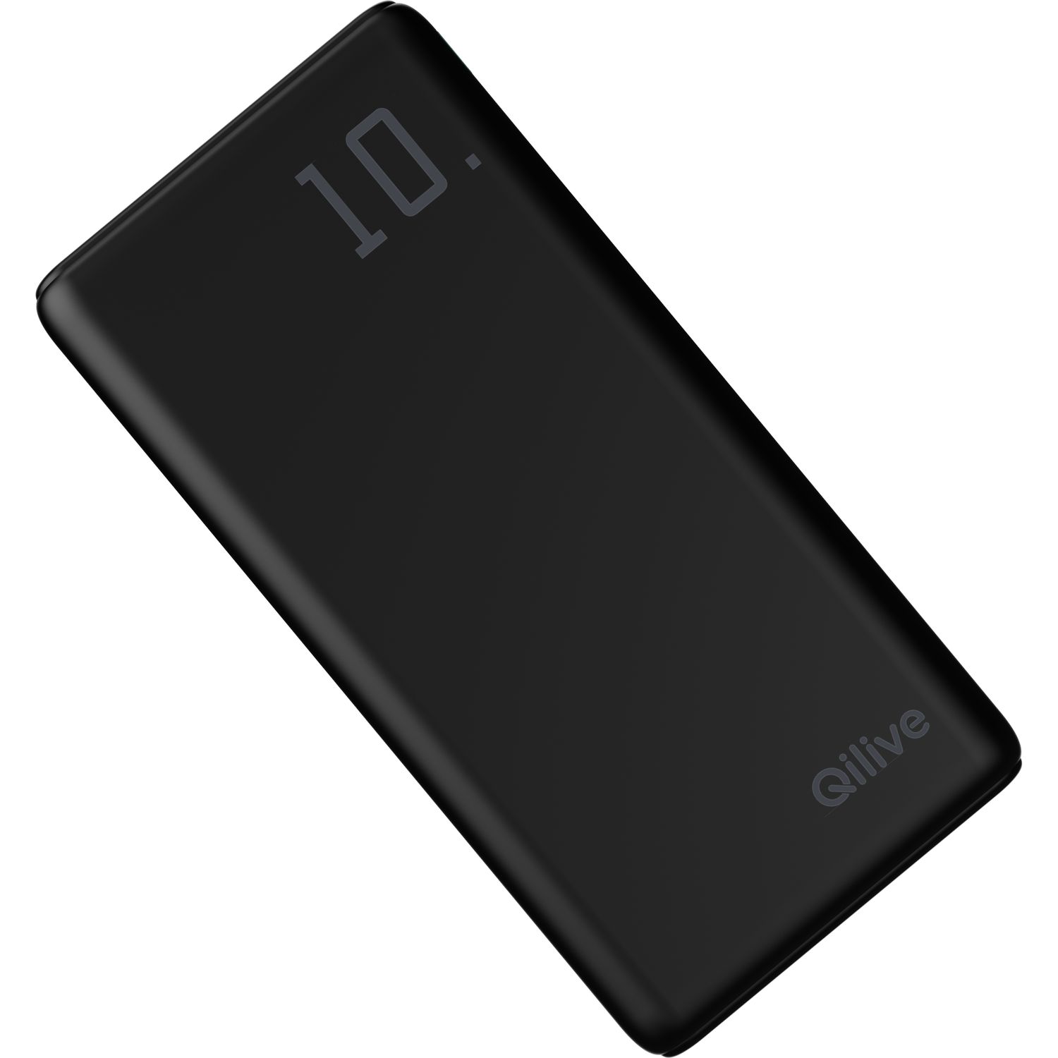 Voir la diapositive 2 : QILIVE Batterie de secours 10 000mAh - Noir
