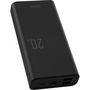Voir la diapositive 2 : QILIVE Batterie de secours 20 000mAh - Noir