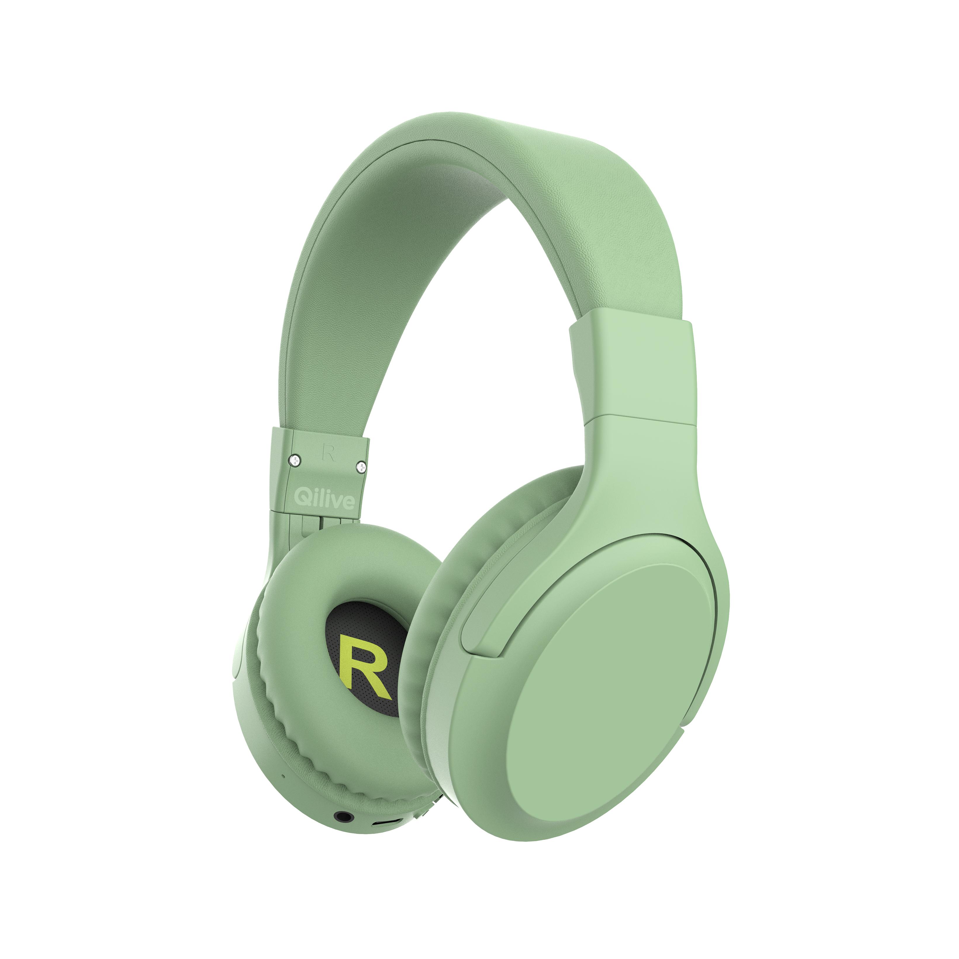 QILIVE Casque audio Q1994 pour enfant Bluetooth - Vert
