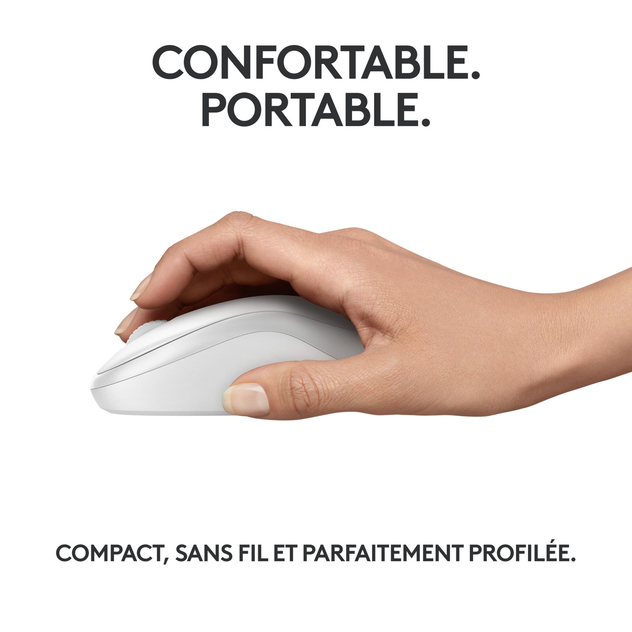 Voir la diapositive 5 : LOGITECH Souris sans fil Bluetooth M240 - Blanc