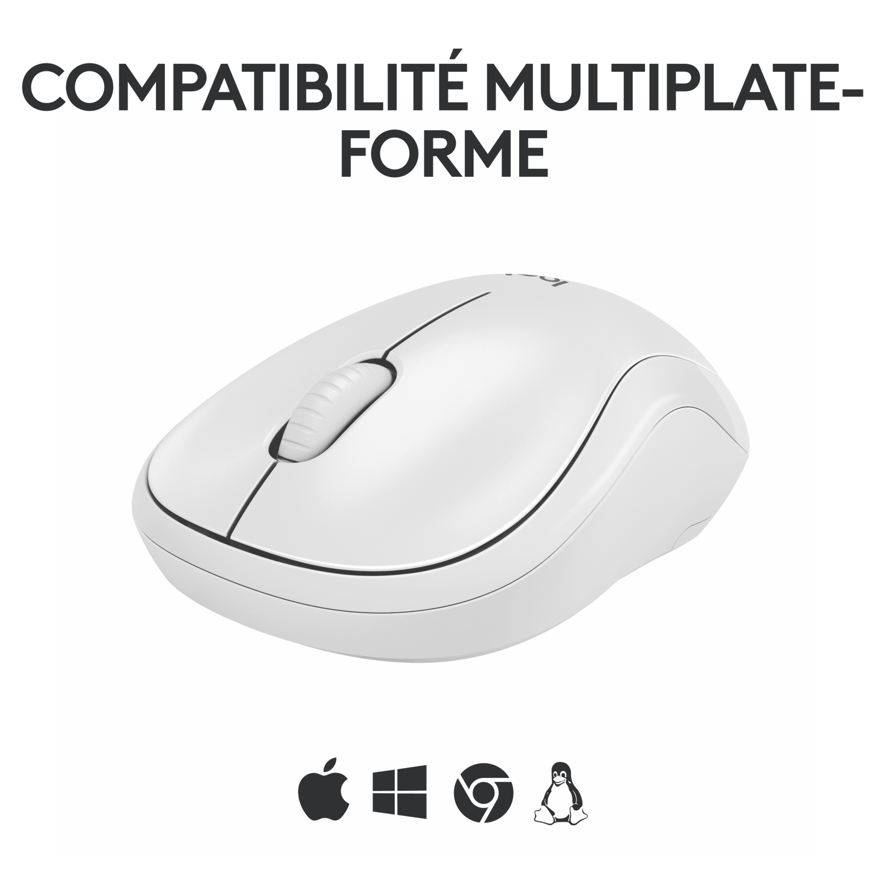 Voir la diapositive 6 : LOGITECH Souris sans fil Bluetooth M240 - Blanc