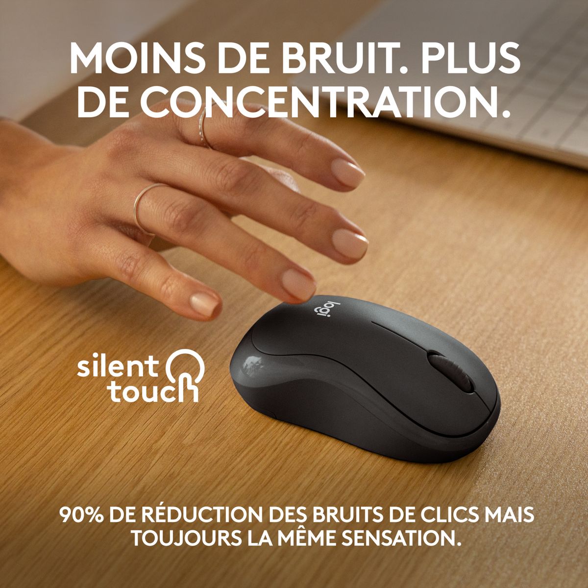 LOGITECH Souris sans fil Bluetooth M240 - Noir