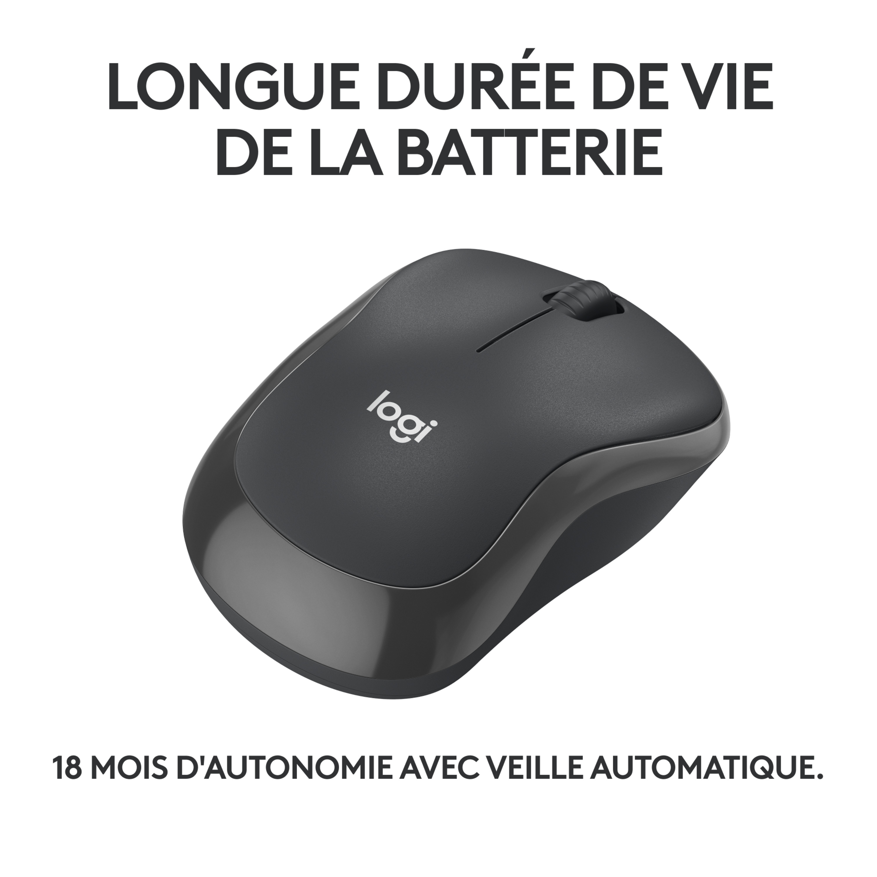Voir la diapositive 4 : LOGITECH Souris sans fil Bluetooth M240 - Noir