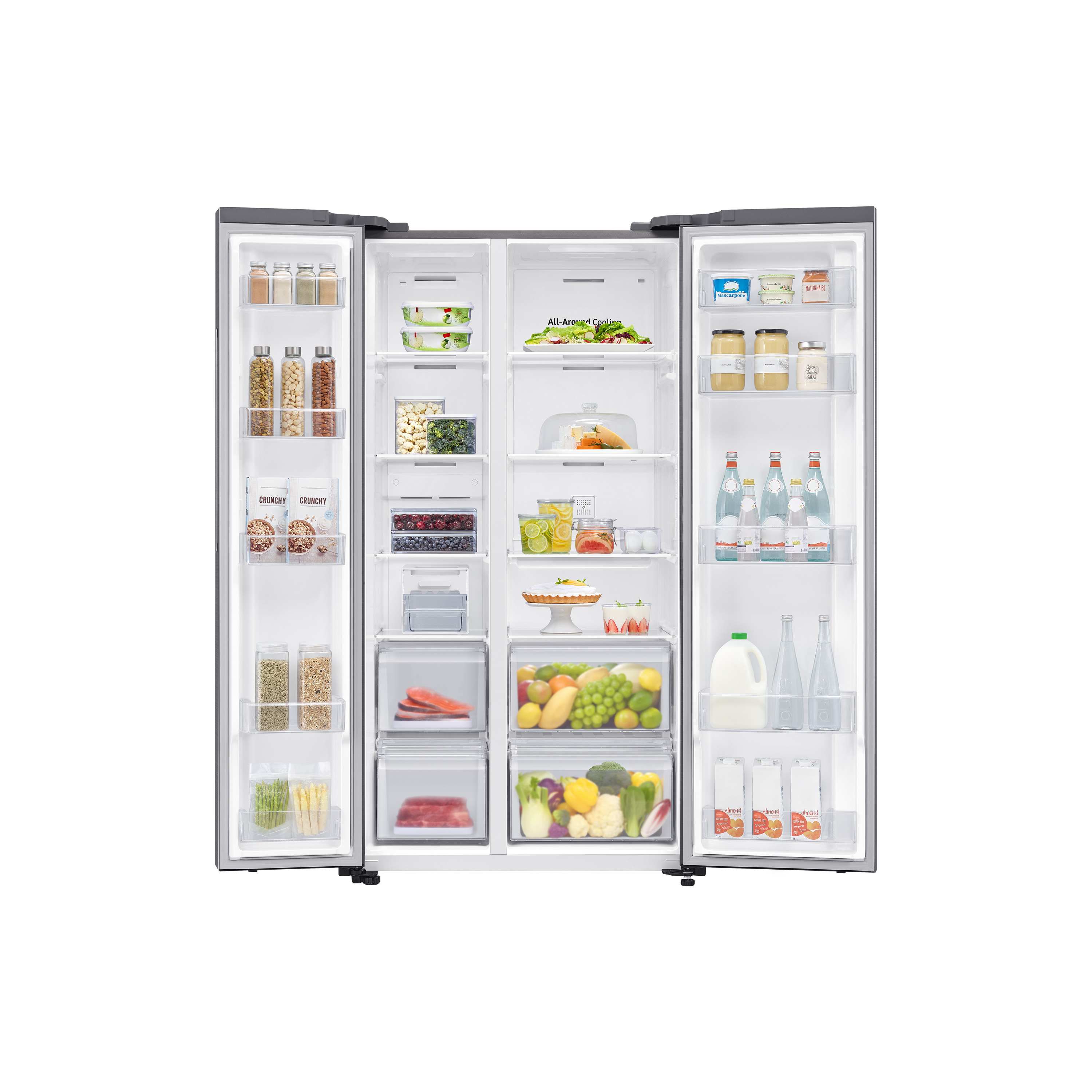 Voir la diapositive 5 : SAMSUNG Réfrigérateur multi portes RS62DG5003S9, 655 L, Froid ventilé No Frost, E