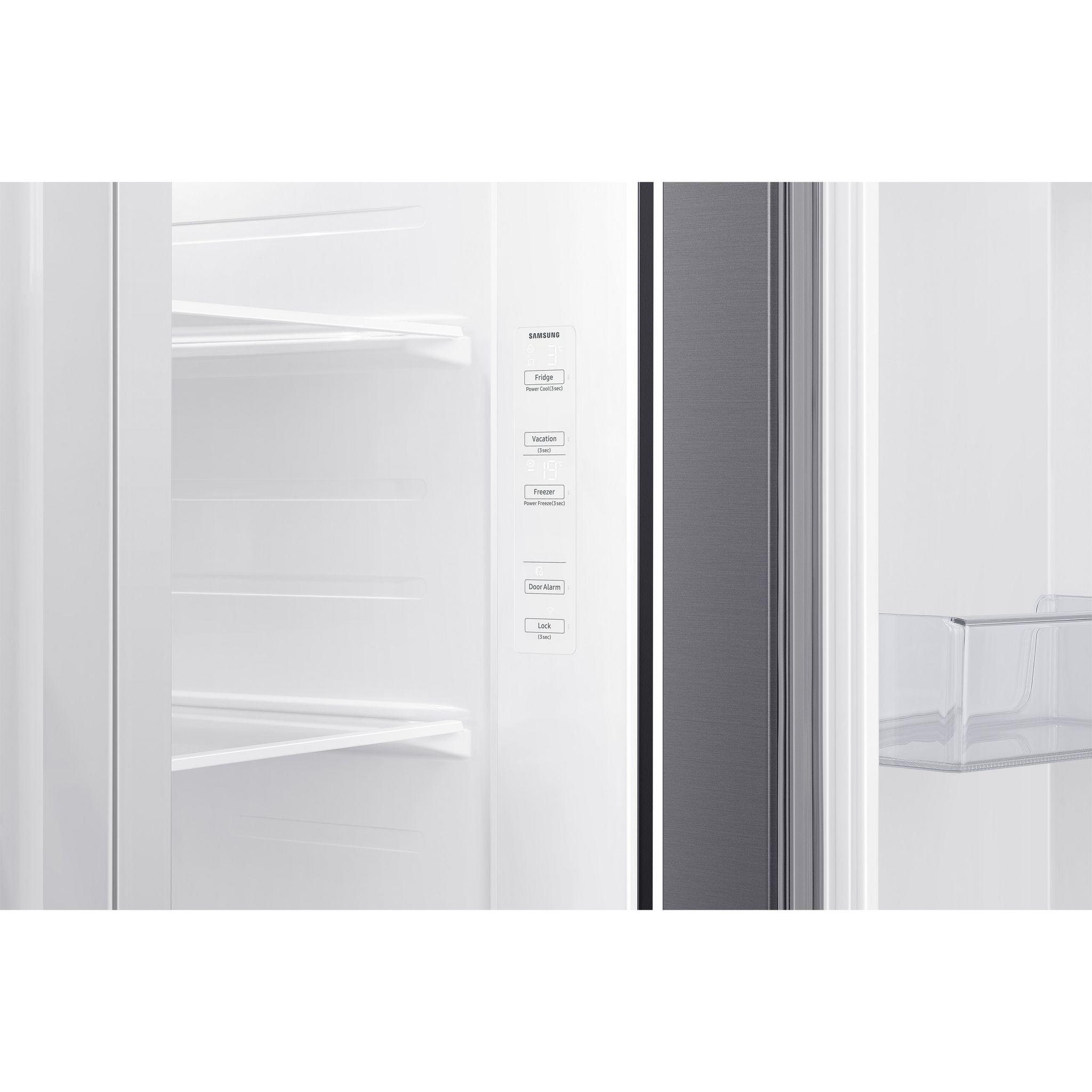 Voir la diapositive 6 : SAMSUNG Réfrigérateur multi portes RS62DG5003S9, 655 L, Froid ventilé No Frost, E