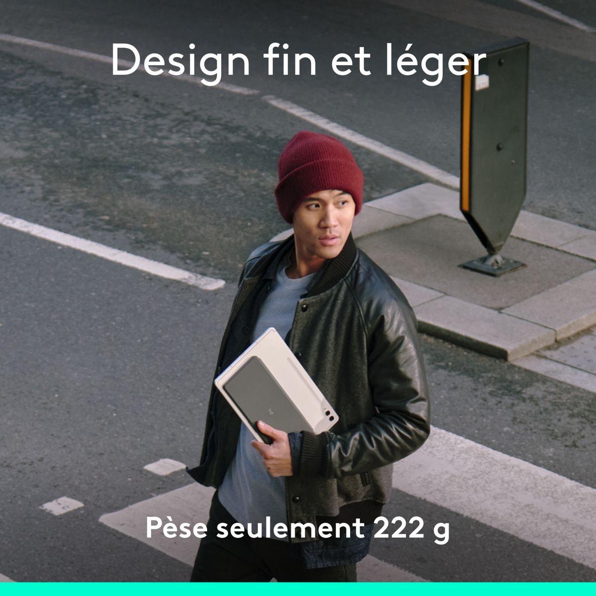 LOGITECH Clavier pour tablette Keys-To-Go 2 - Gris