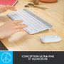 Voir la diapositive 3 : LOGITECH Ensemble clavier azerty et souris sans fil MK470 - Blanc