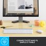 Voir la diapositive 4 : LOGITECH Ensemble clavier azerty et souris sans fil MK470 - Blanc