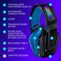 Voir la diapositive 6 : LOGITECH Casque Gaming sans fil G535 Lightspeed - Noir et Bleu