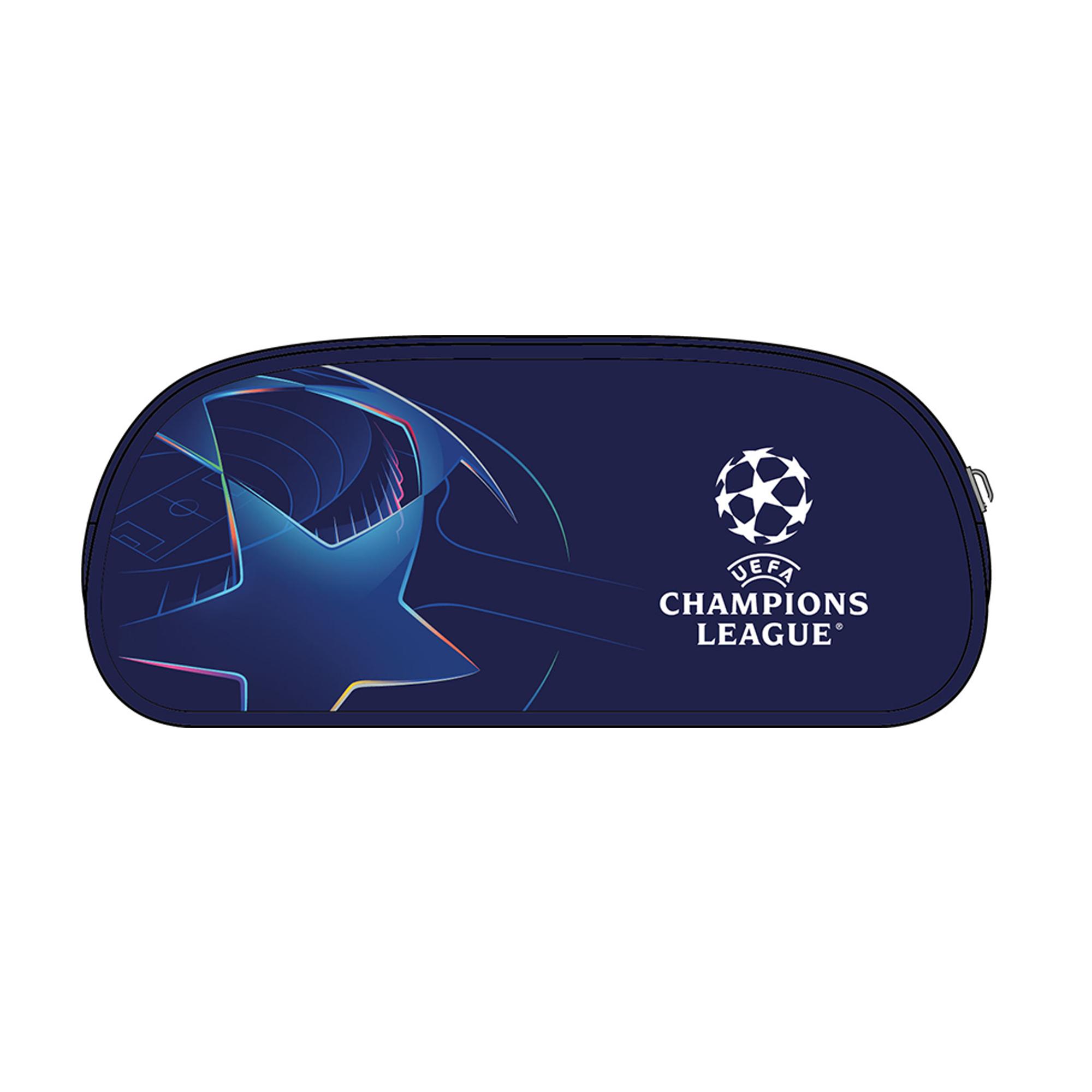 LA PLUME DORÉE Trousse 2 compartiments Champions League - Marine