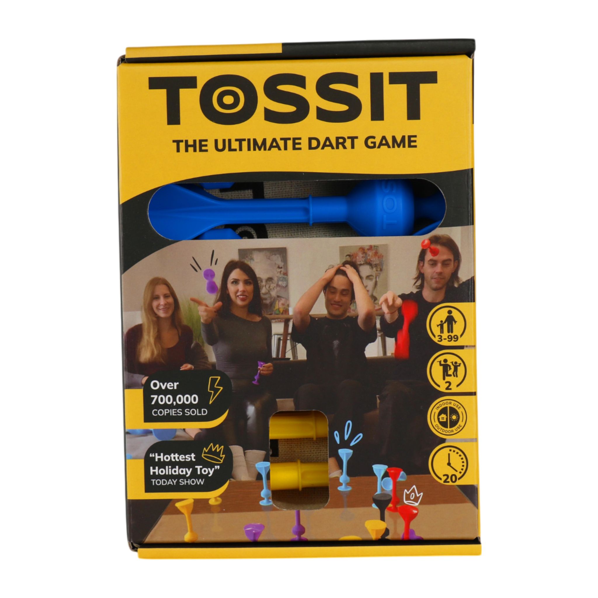 GIGAMIC jeu Tossit - Bleu et Jaune