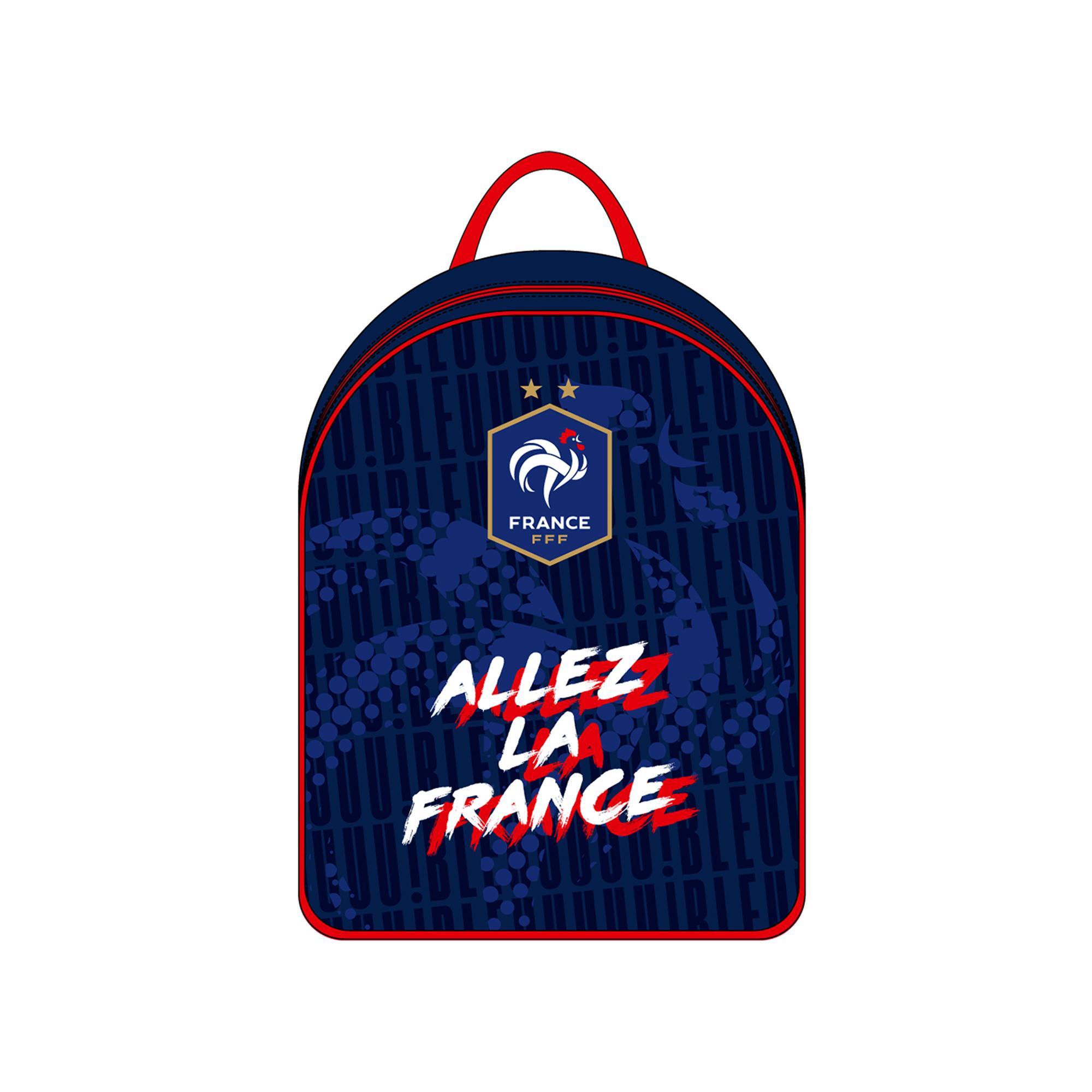 LA PLUME DORÉE Sac à Gouter 32 cm FFF - Bleu Marine