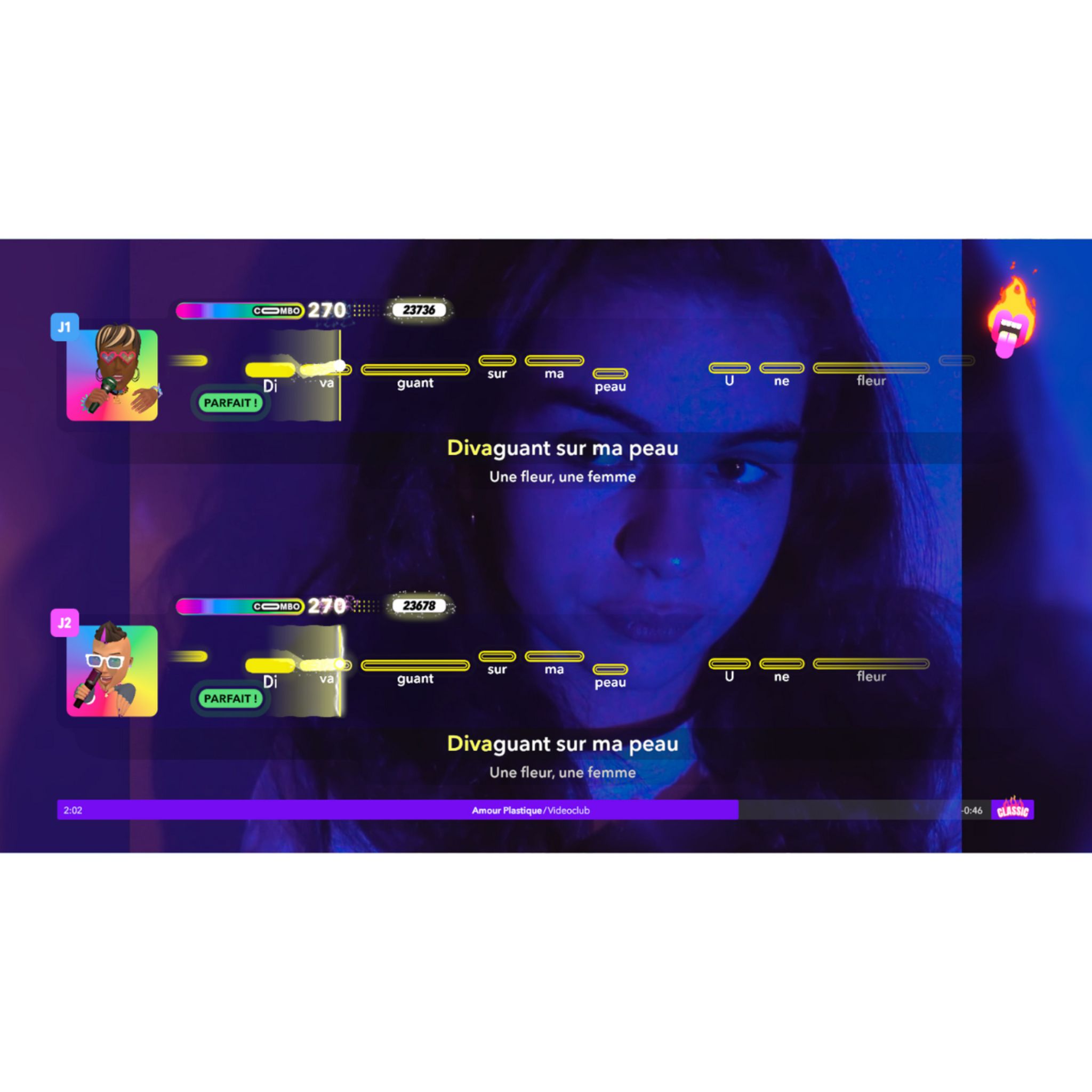 Voir la diapositive 2 : Let's Sing 2025 + 2 Micros PS5