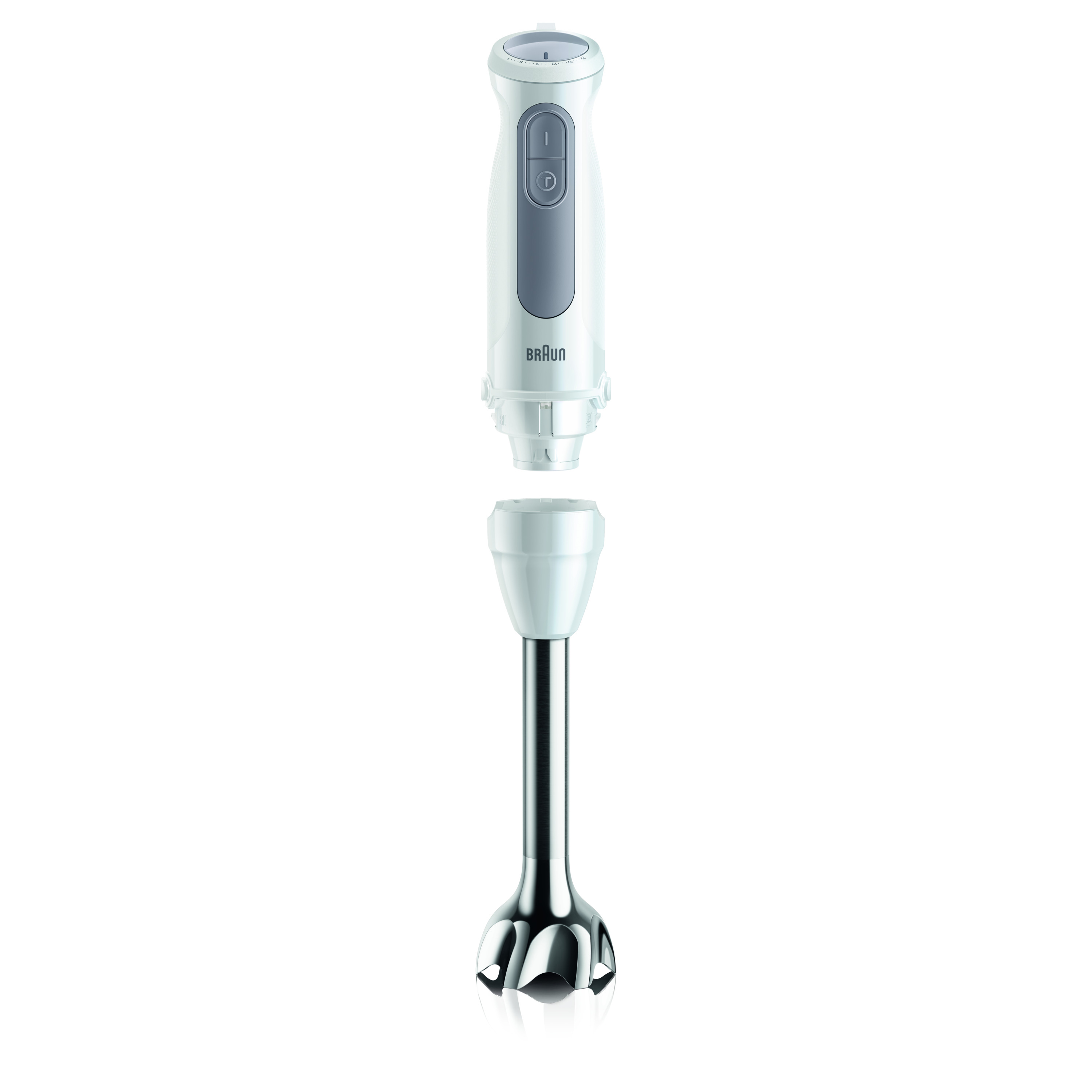 Voir la diapositive 2 : BRAUN Mixeur plongeant MQ50236M - Blanc