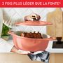 Voir la diapositive 2 : TEFAL Cocotte Ovale 30x23cm TFI Air Soft Light TEF - Terracotta