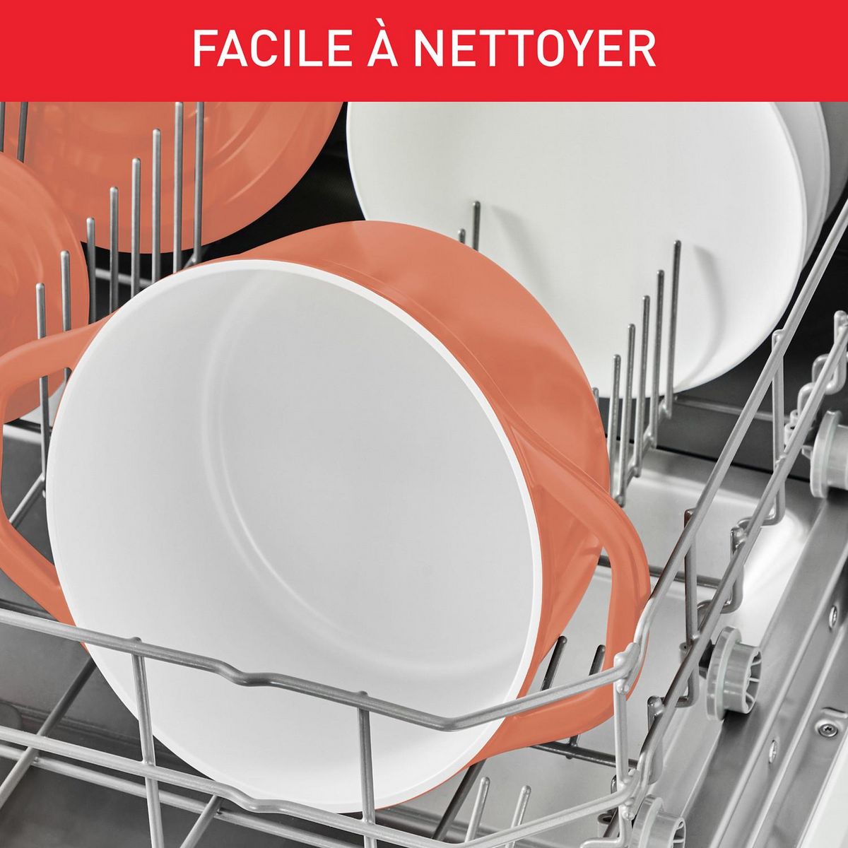 TEFAL Cocotte Ronde 24cm TFO Air Soft Light TEF - Terracotta