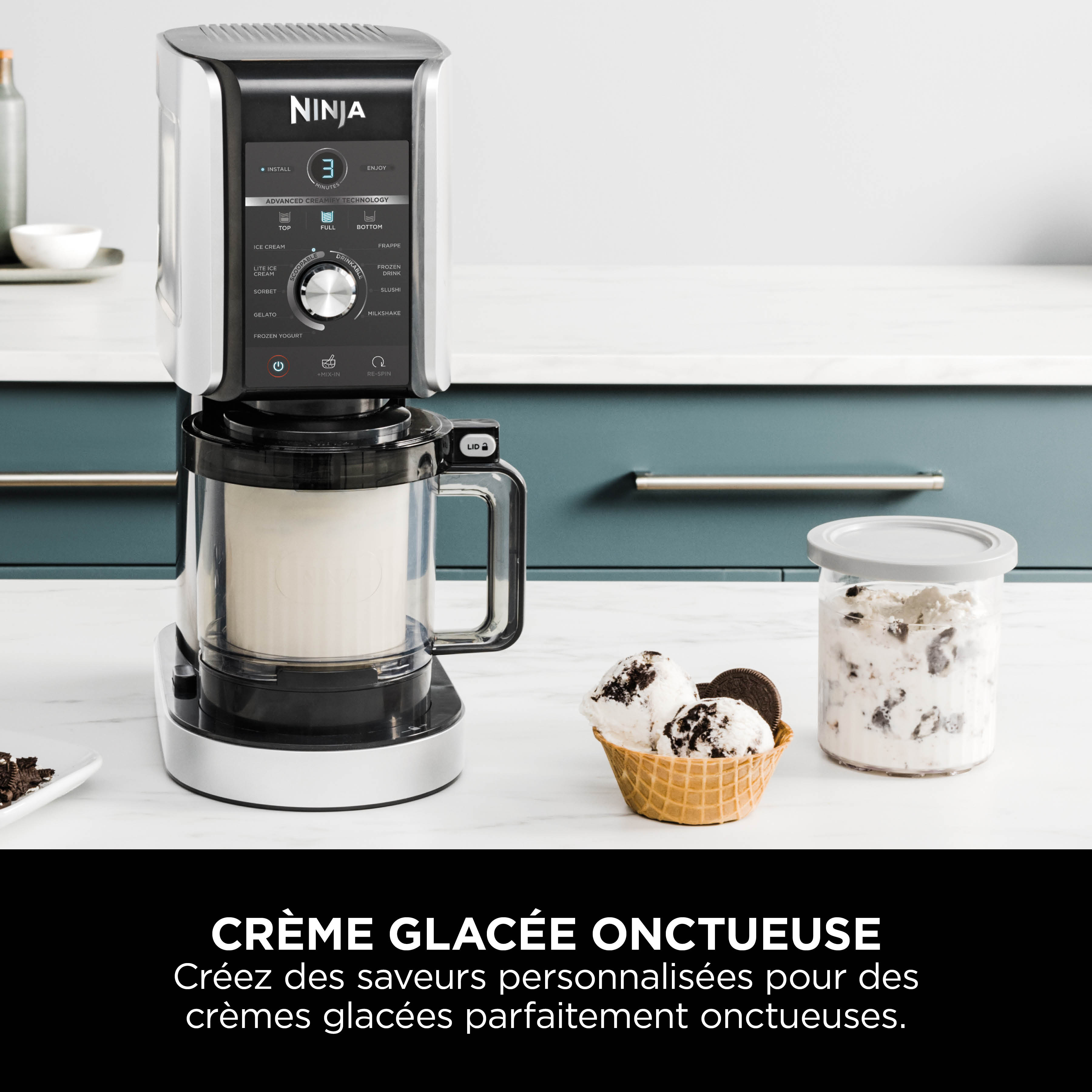 Voir la diapositive 6 : NINJA Machine à glace NC501EU - Argent